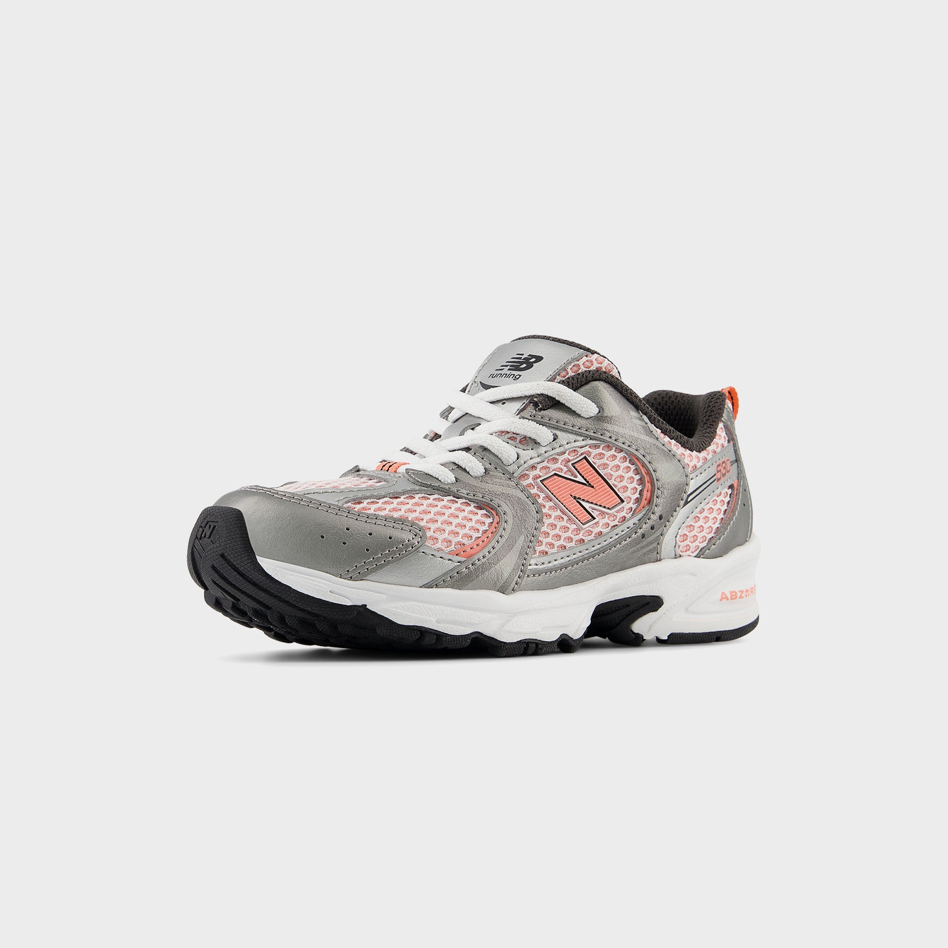 New Balance PS 530 Bungee Lace - Dark Silver Metallic / Pink
