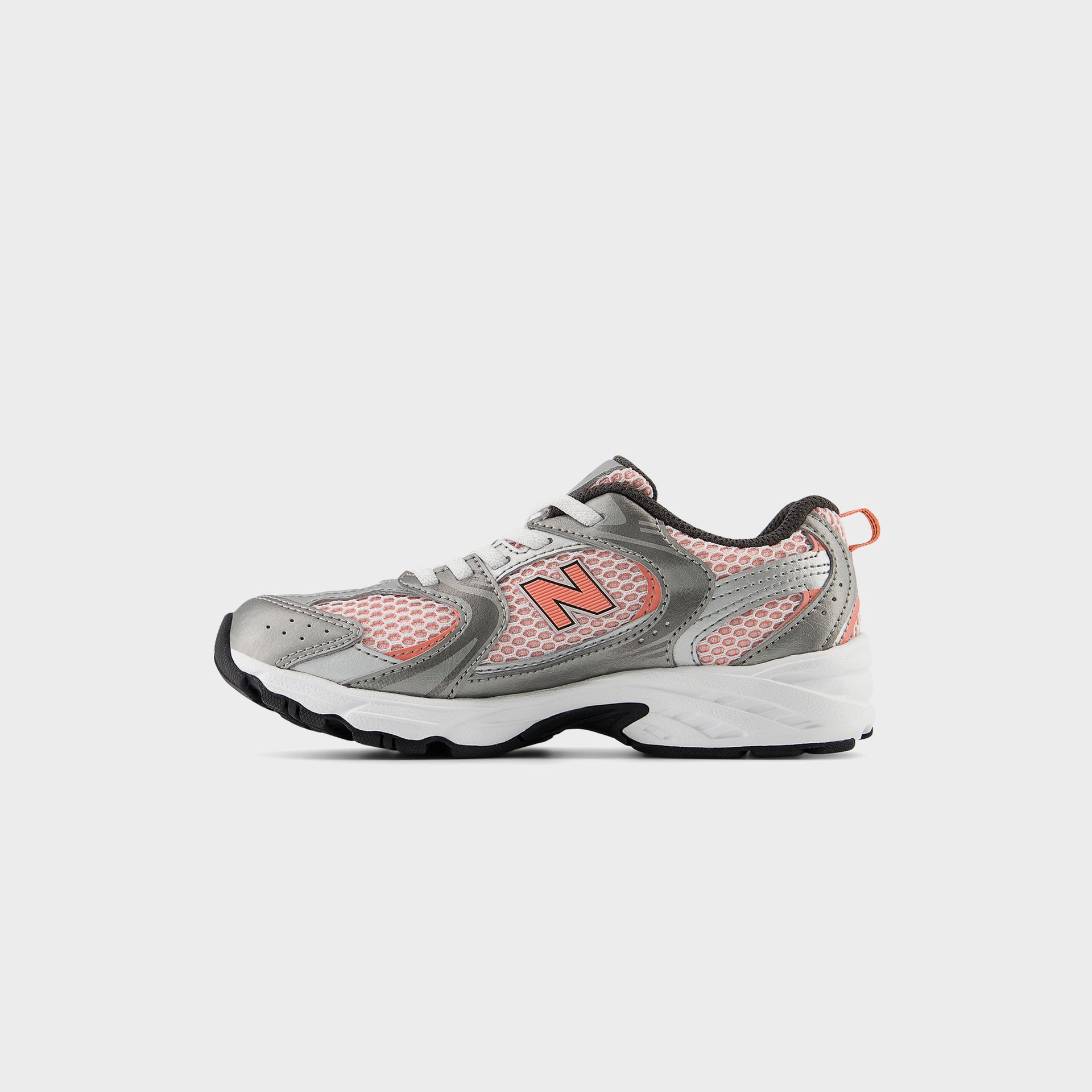 New Balance PS 530 Bungee Lace - Dark Silver Metallic / Pink