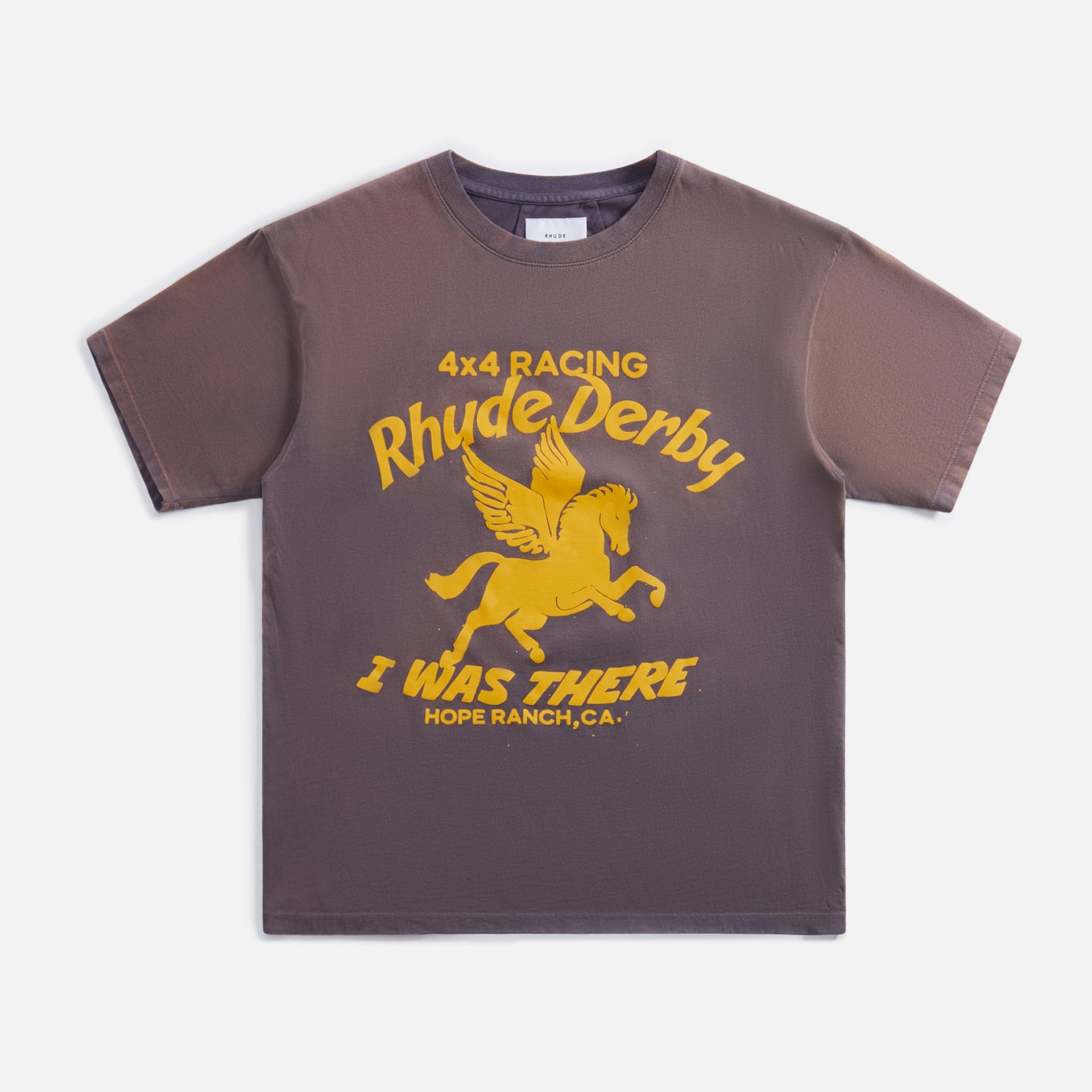 Rhude Derby Tee - Vintage Grey