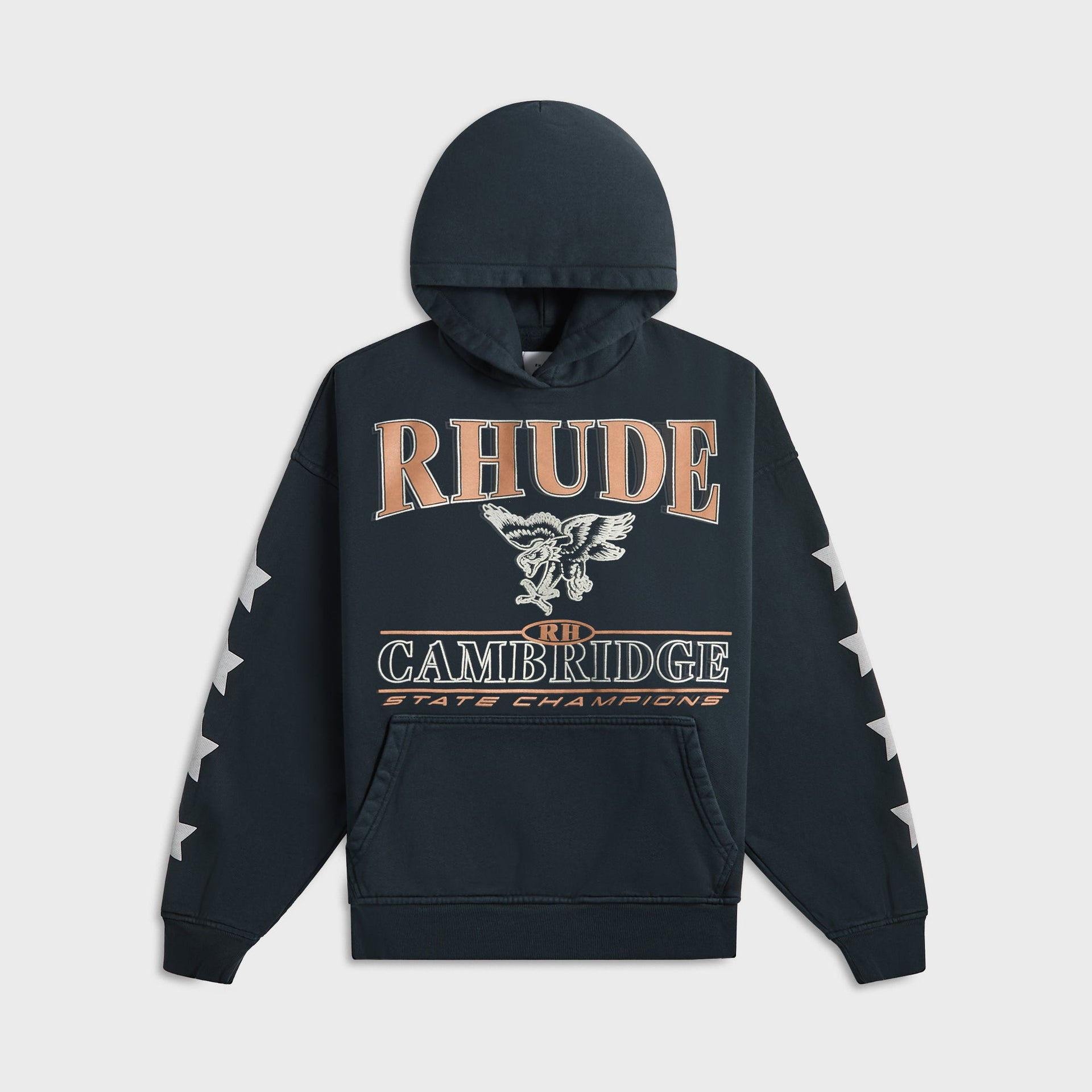 Rhude Cambridge State Champs Hoodie - Vintage Black