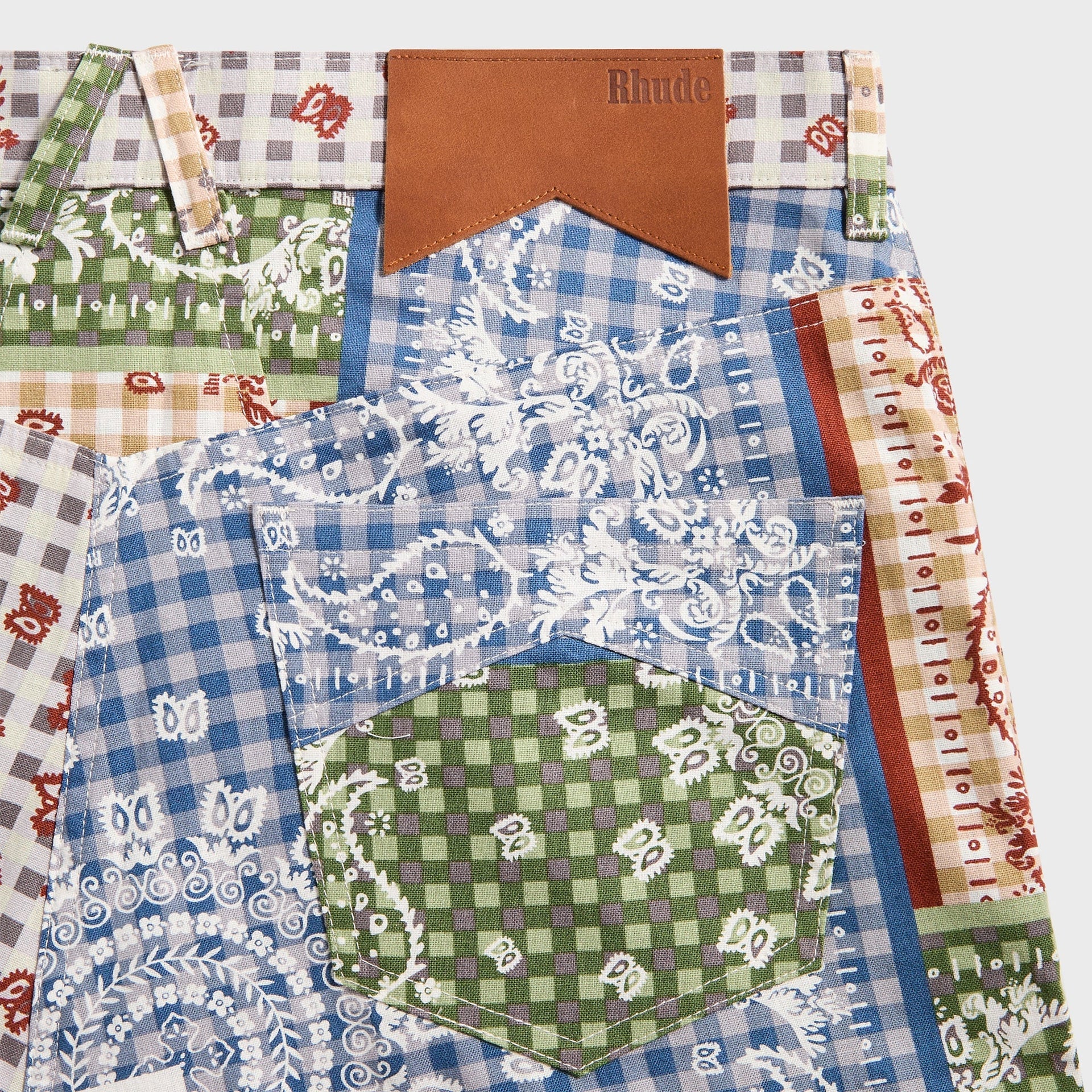 Rhude Bandana Traxedo Baggy Short - Multi