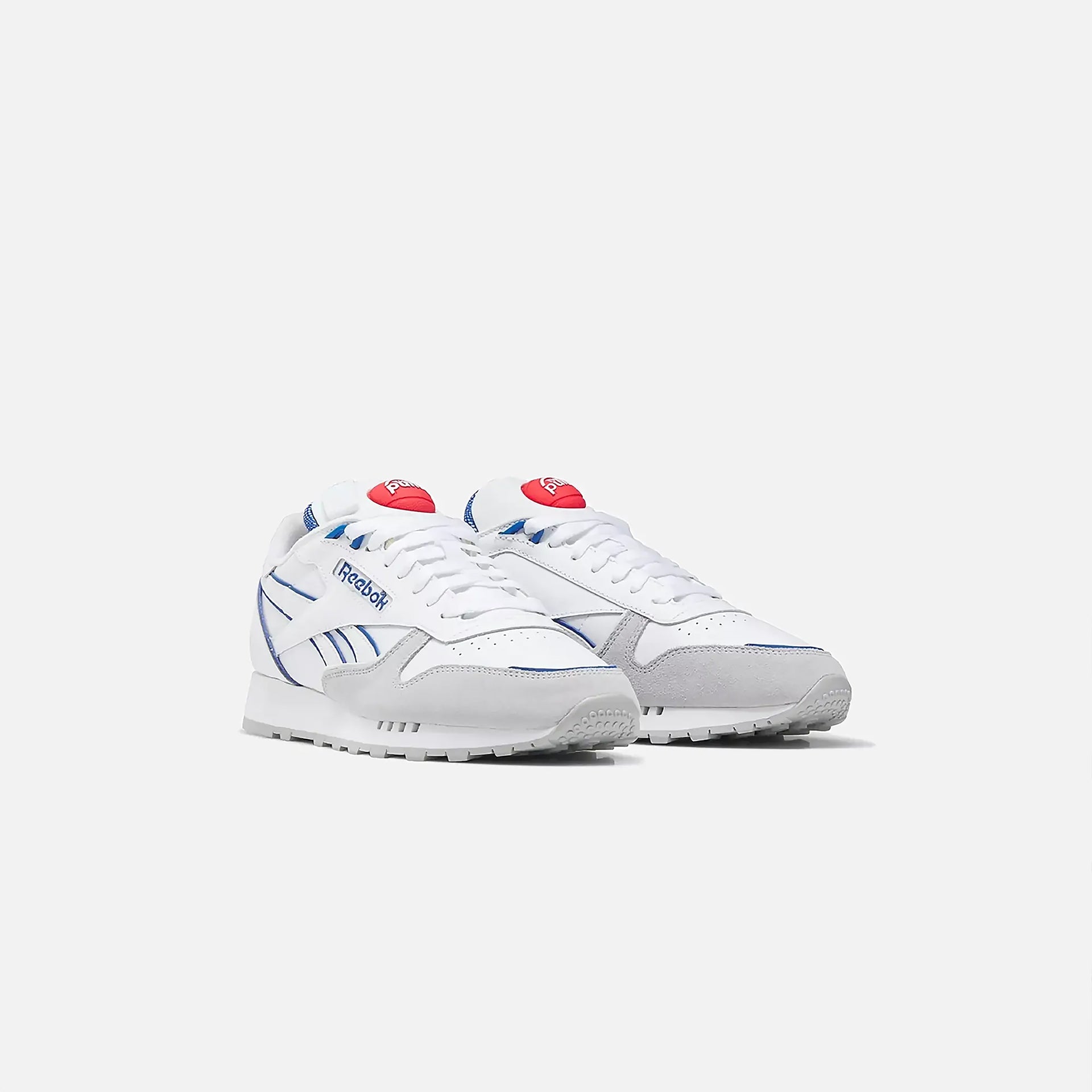 Reebok Classic Leather Pump - Footwear White / Vector Red / Vector Blue