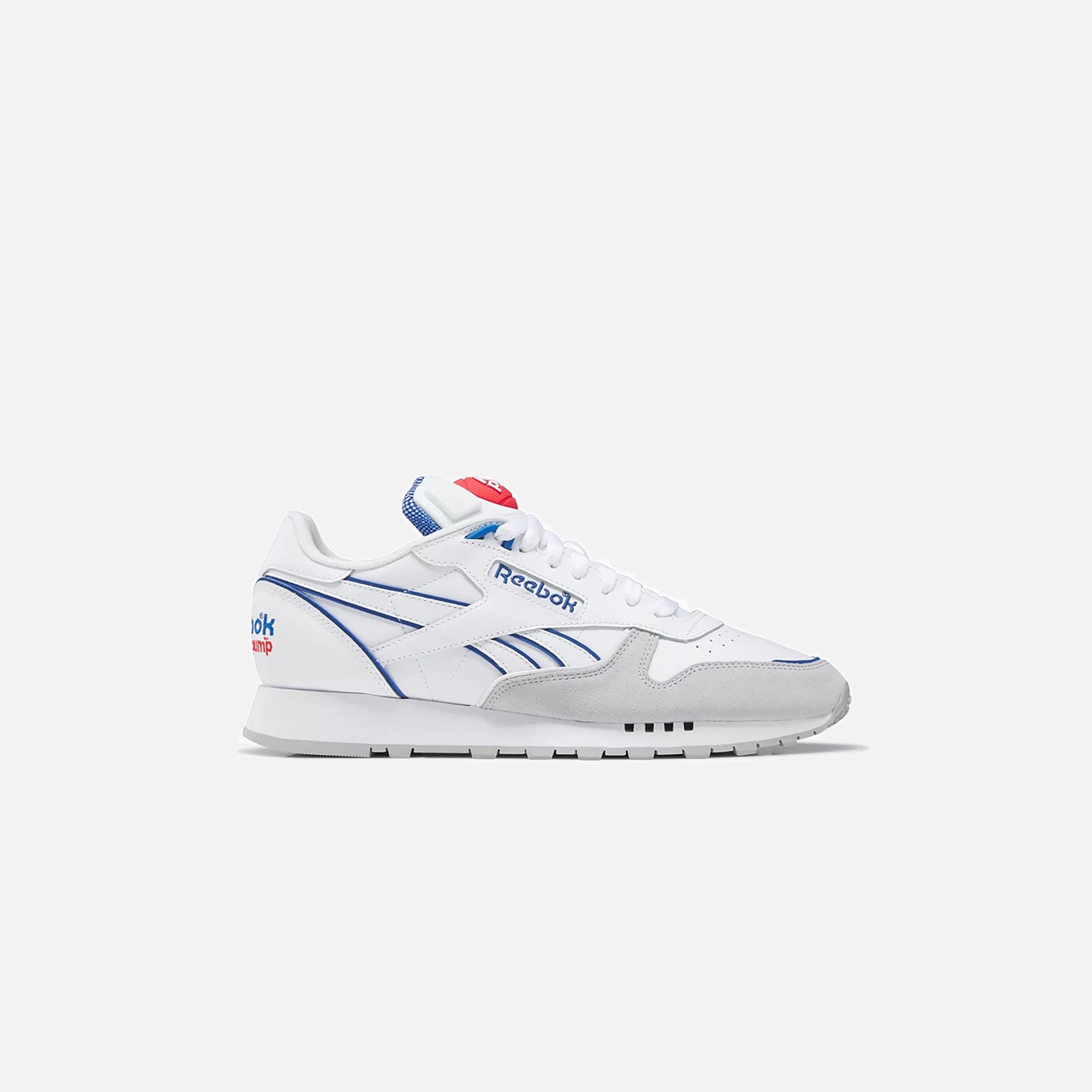 Reebok Classic Leather Pump - Footwear White / Vector Red / Vector Blue