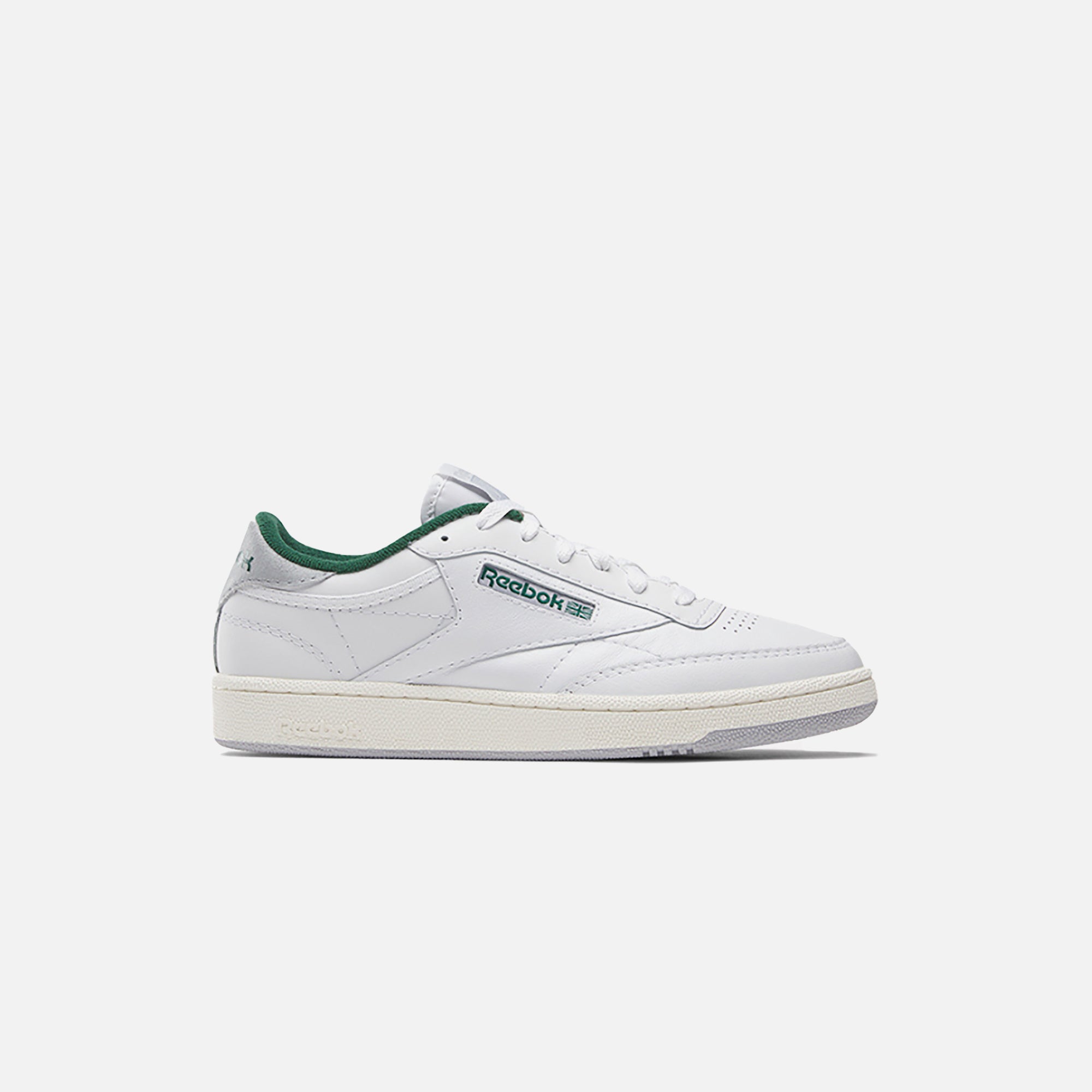 Reebok Club C 85 Footwear White Chalk Dark Green – Kith Europe