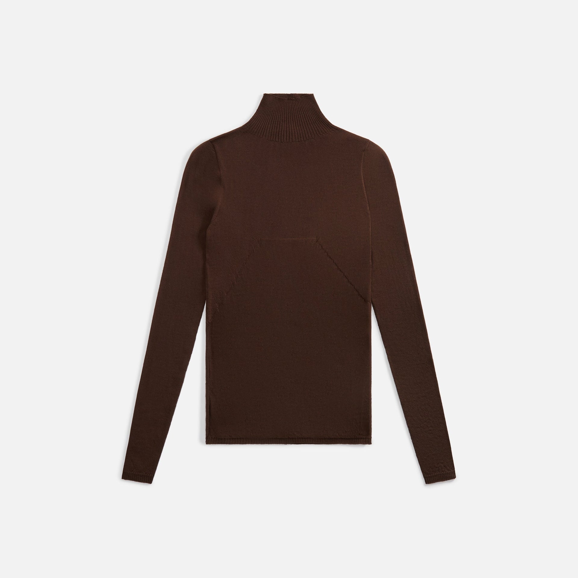 Rick Owens Long Sleeves Column Knit - Brown