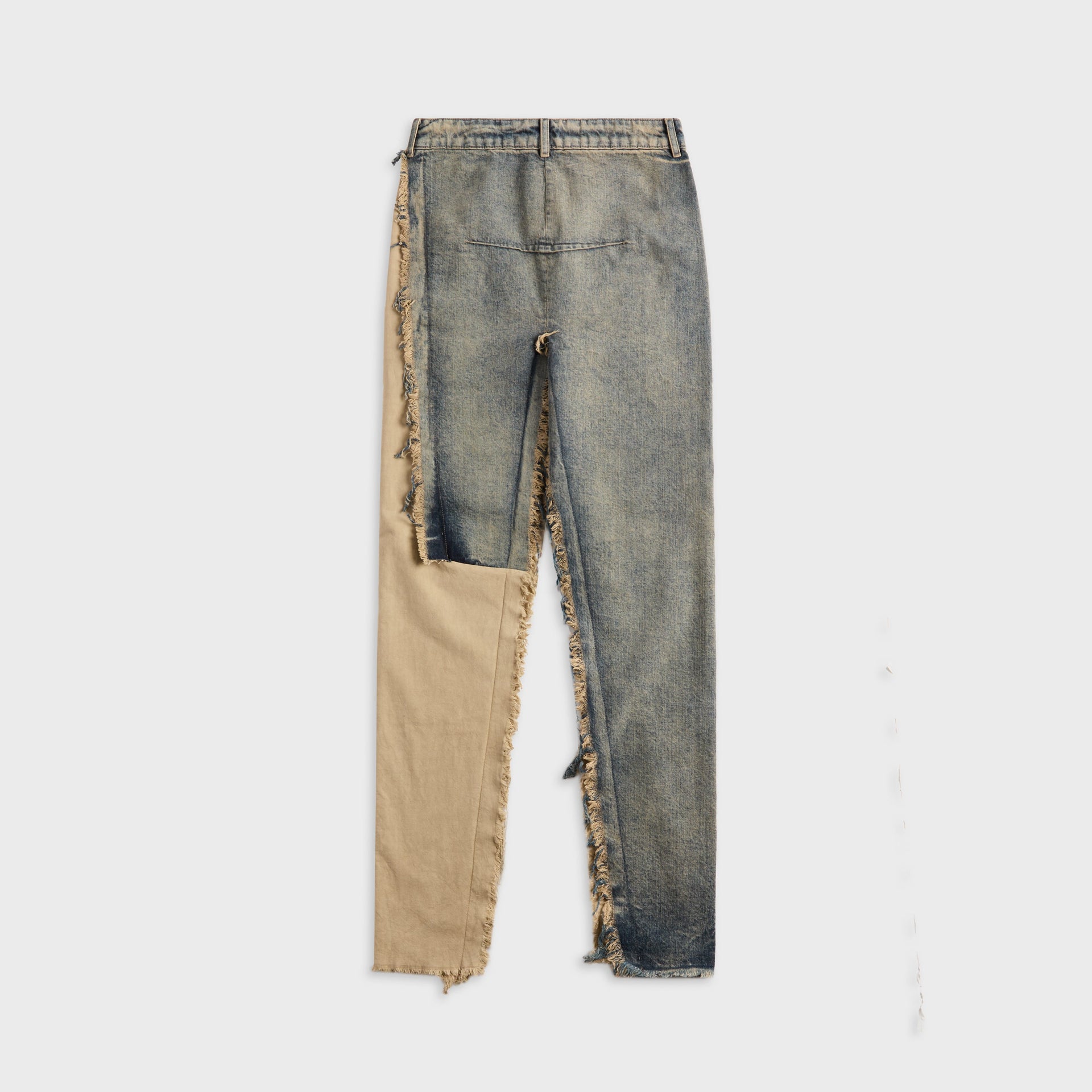 Rick Owens Denim Sliced Skirt - Dirty Hustler