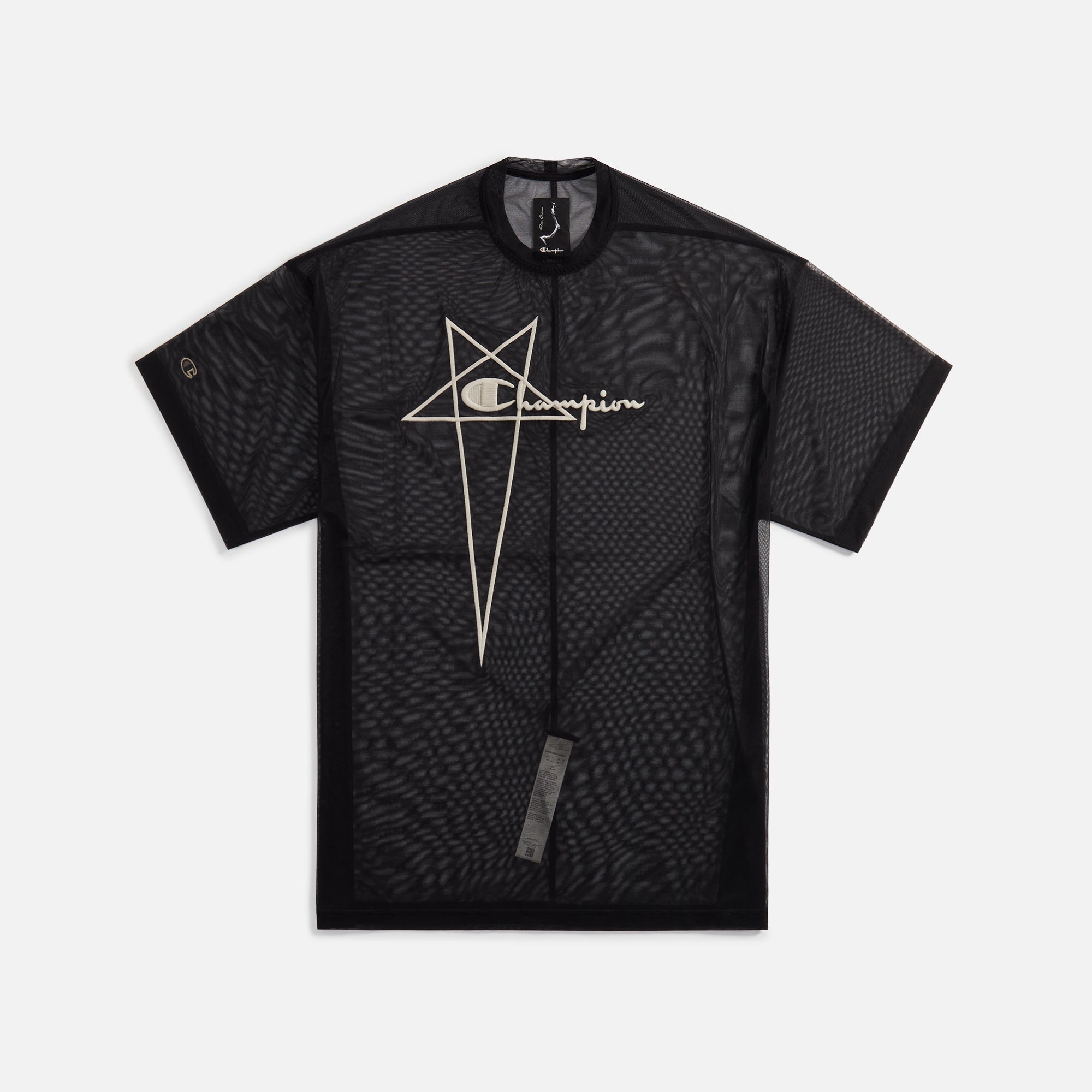 RICK OWENS T-shirt Champion x Rick Owens Tシャツ T-shirt Rick Owens X Champion Black size M International in