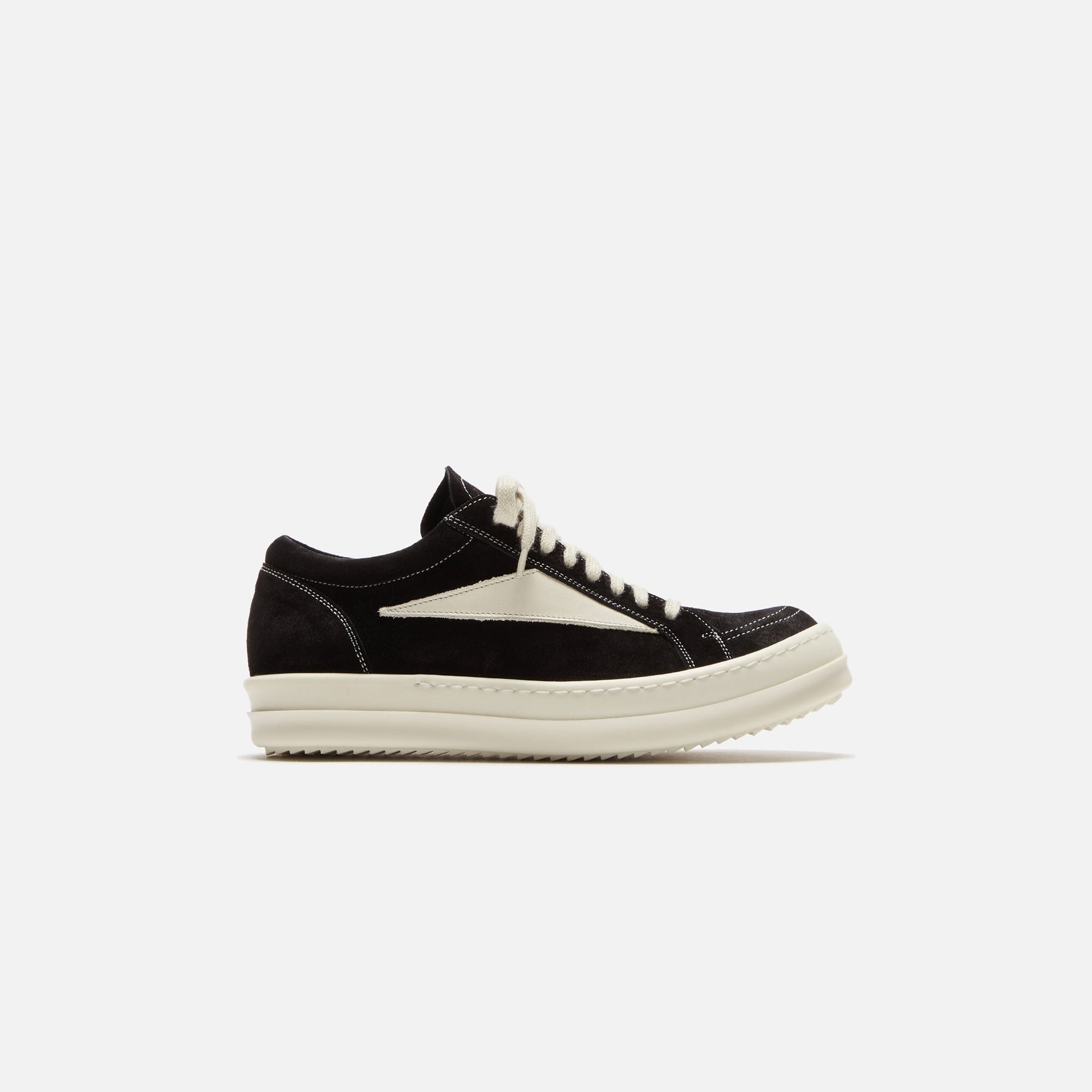 Rick Owens WMNS Vintage Sneakers - Black / Milk / Milk
