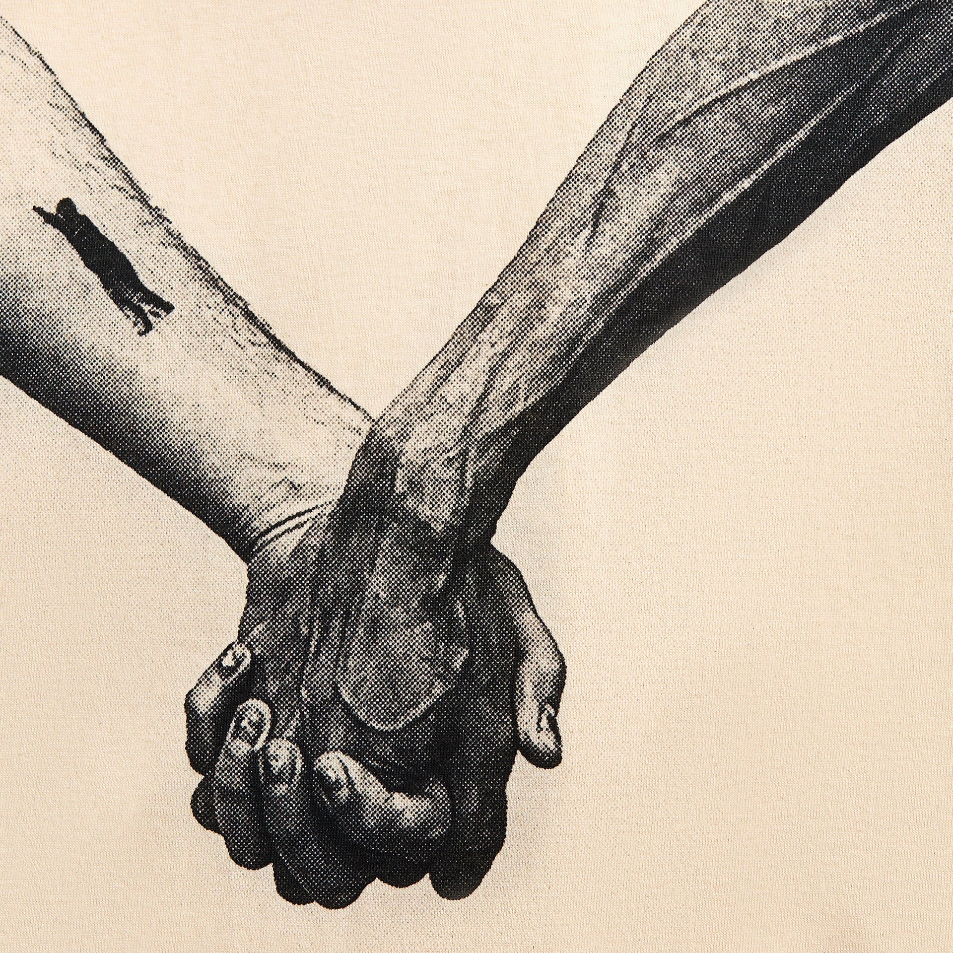 Rick Owens Tee Jumbo - Natural Black