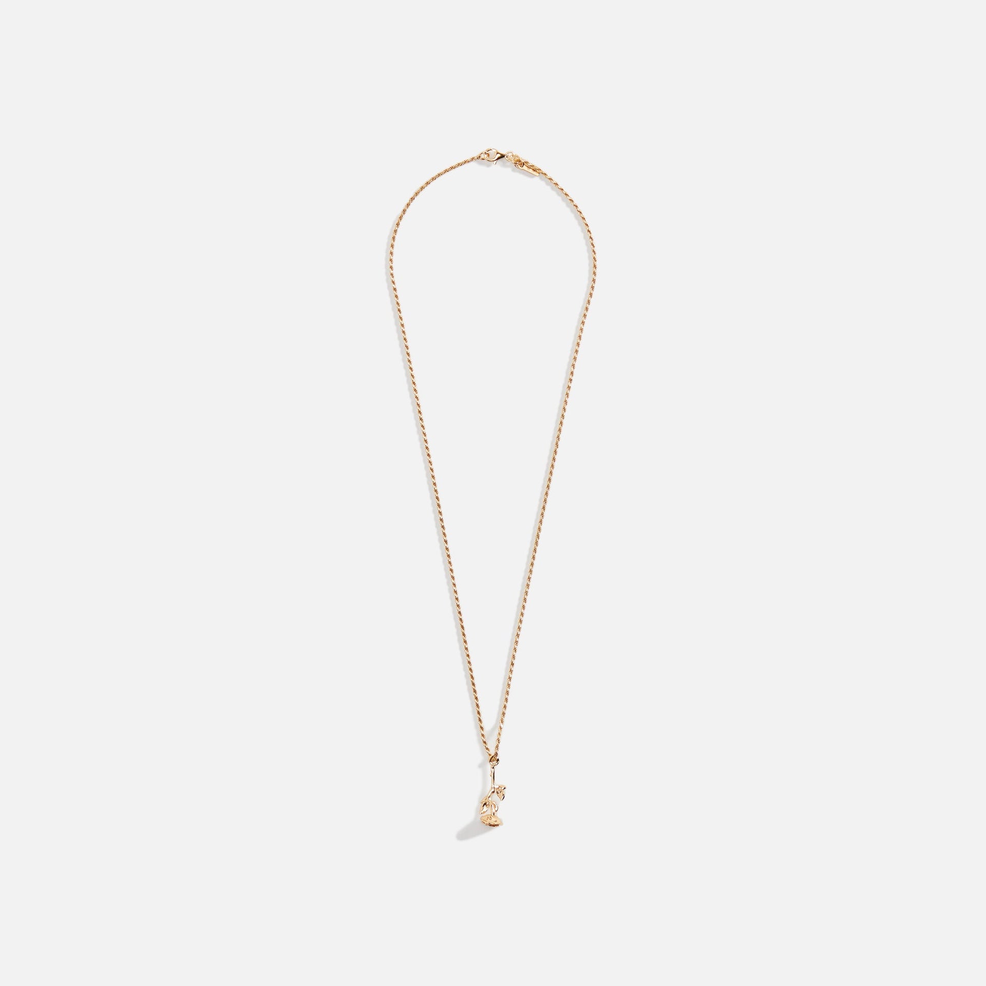 Emanuele Bicocchi Gold Large Rose Pendant Necklace - Gold