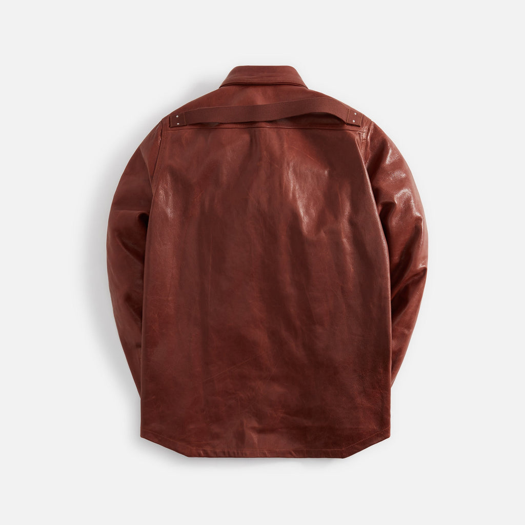 Rick Owens SS24 Lido Outershirt- Henna – Kith Europe