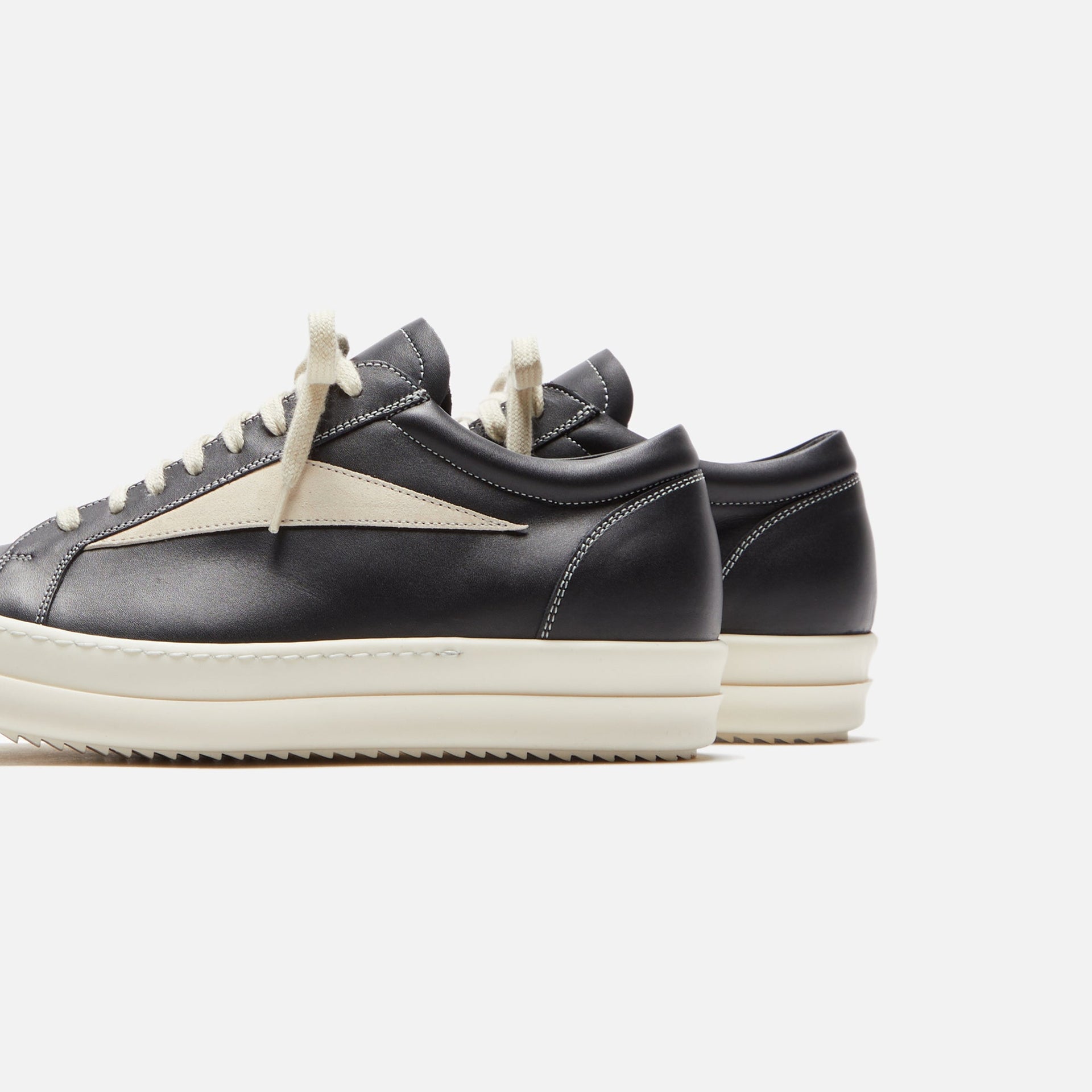 Rick Owens Vintage Sneakers - Black / Milk / Milk