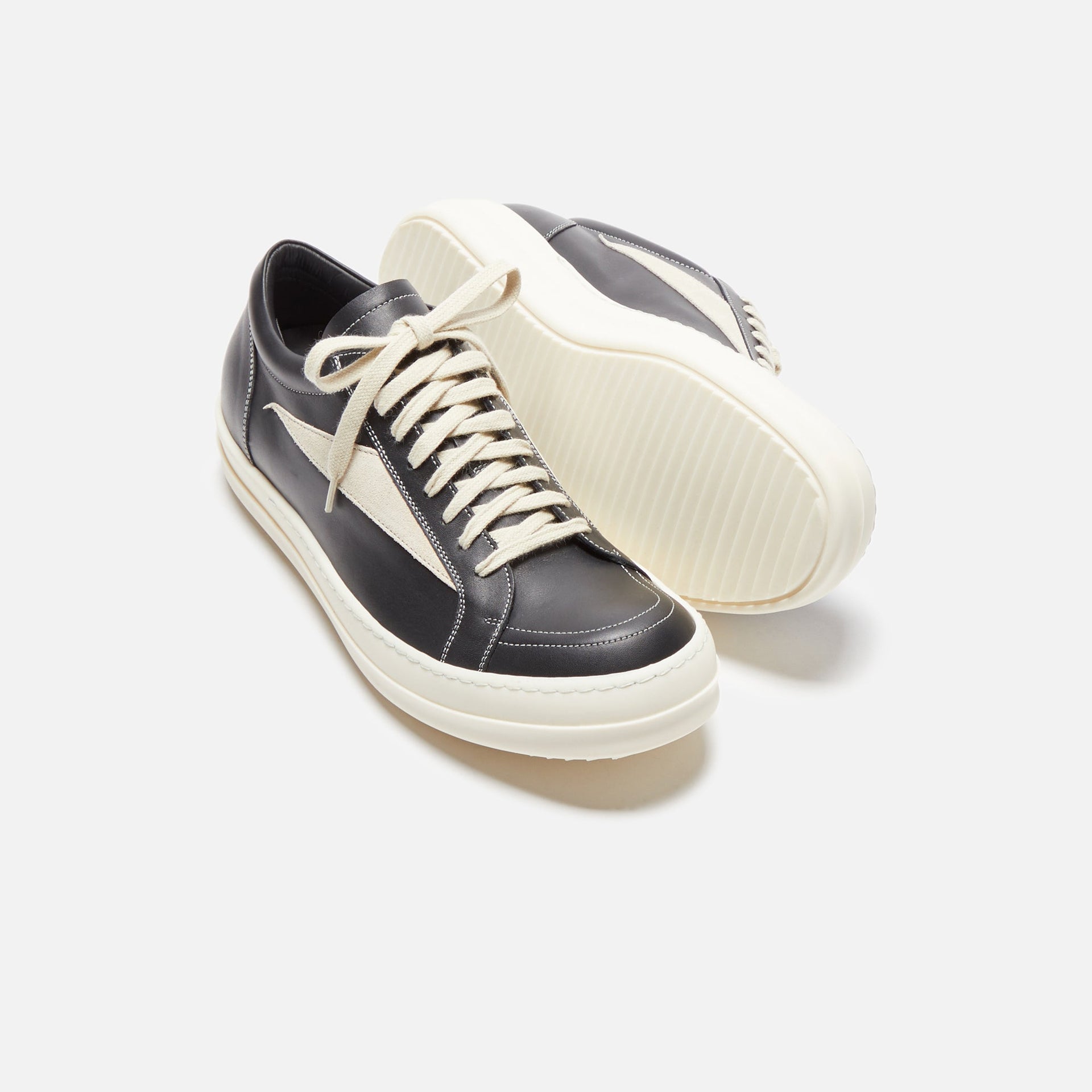 Rick Owens Vintage Sneakers - Black / Milk / Milk