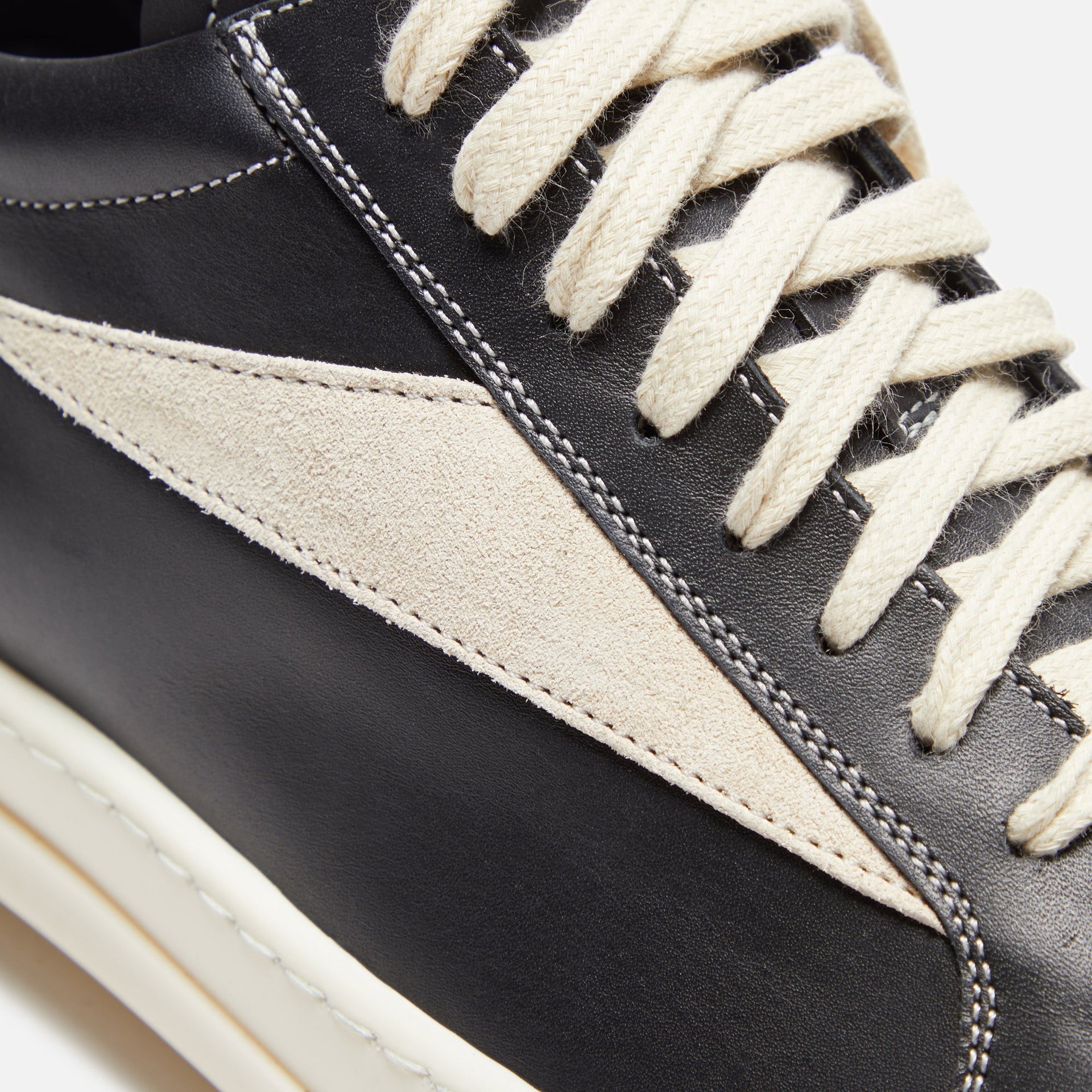 Rick Owens Vintage Sneakers - Black / Milk / Milk