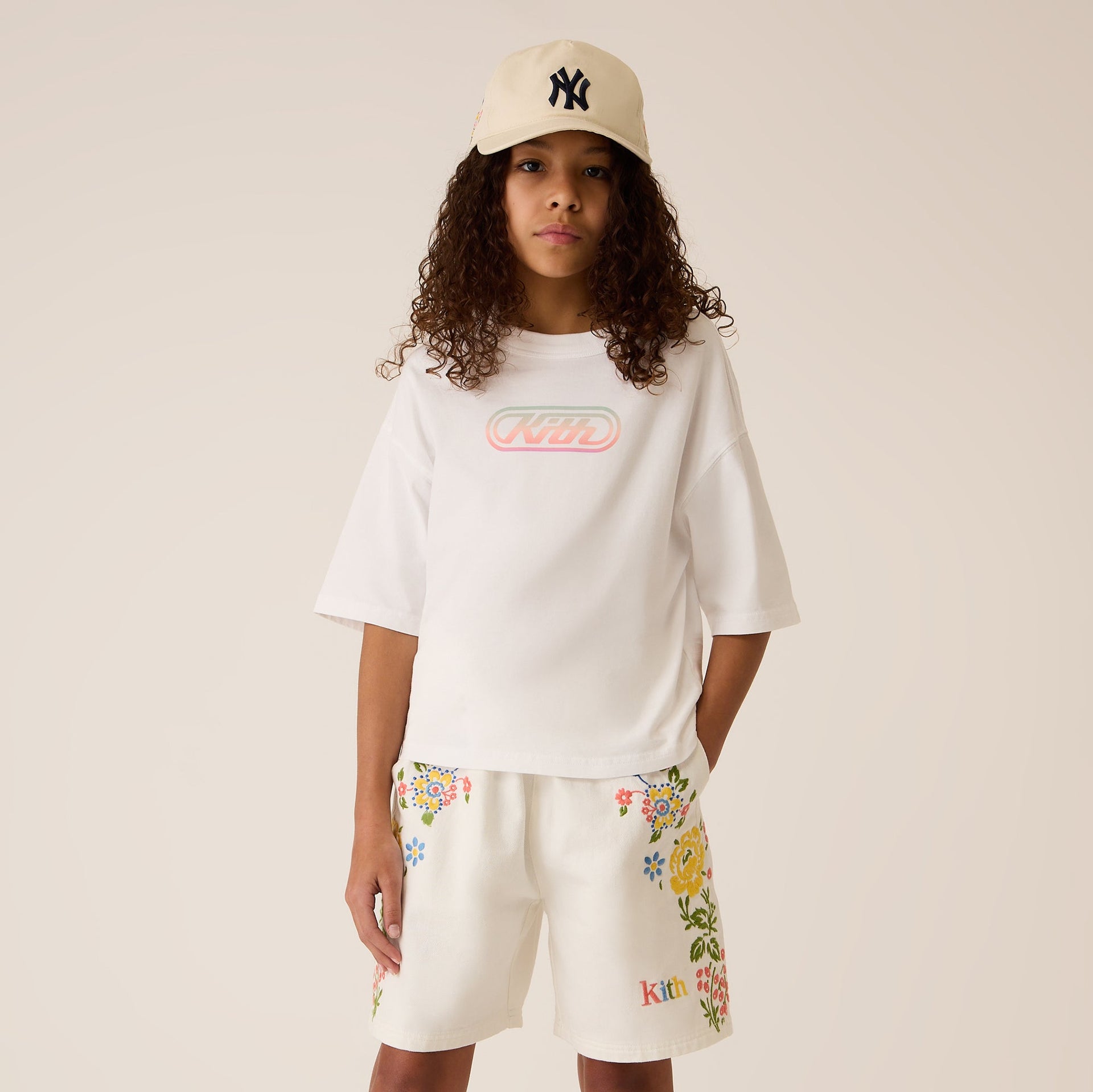 Kith Kids Graphic Logo Leonard Tee - White