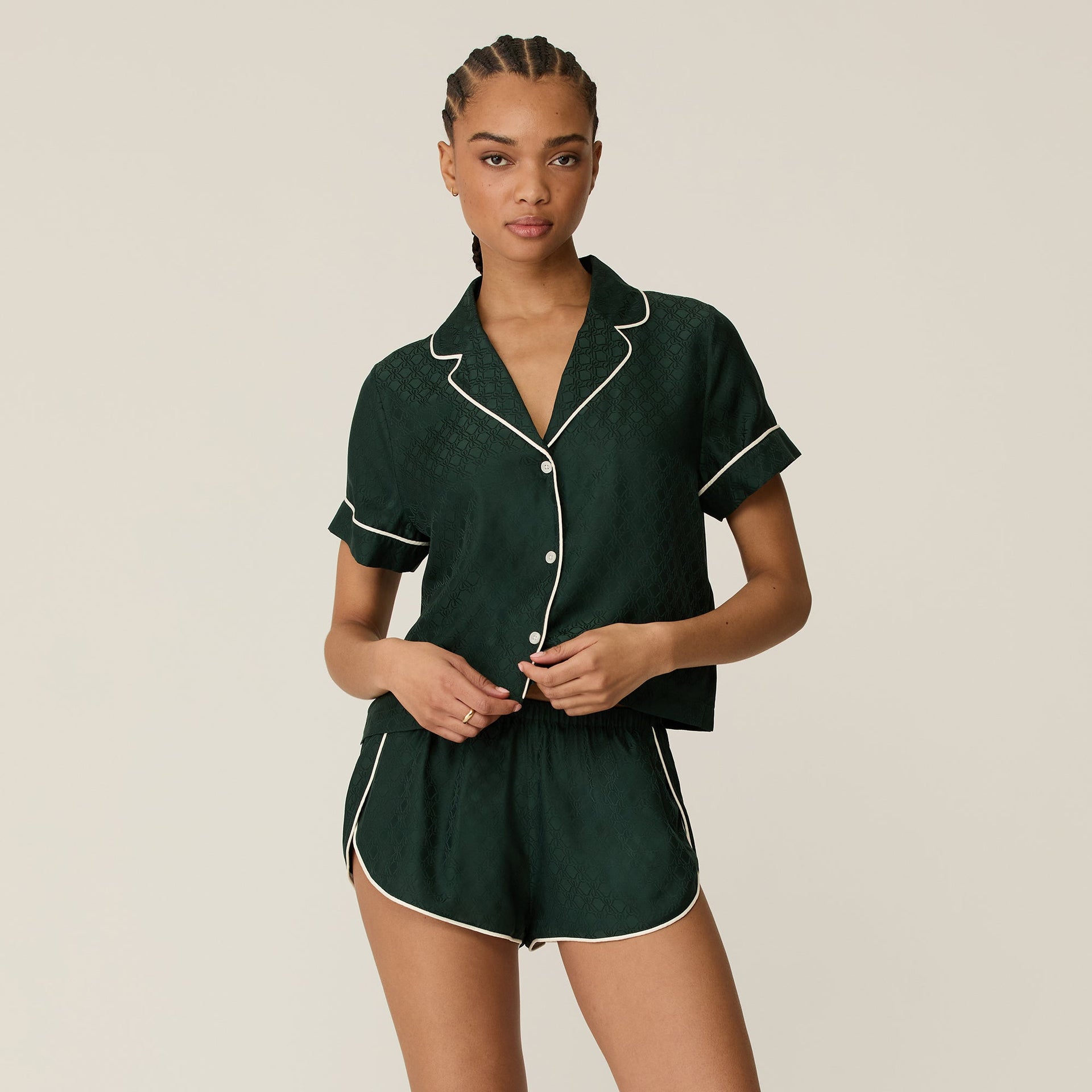 Kith Women Crest Monogram Pajama Set - Stadium