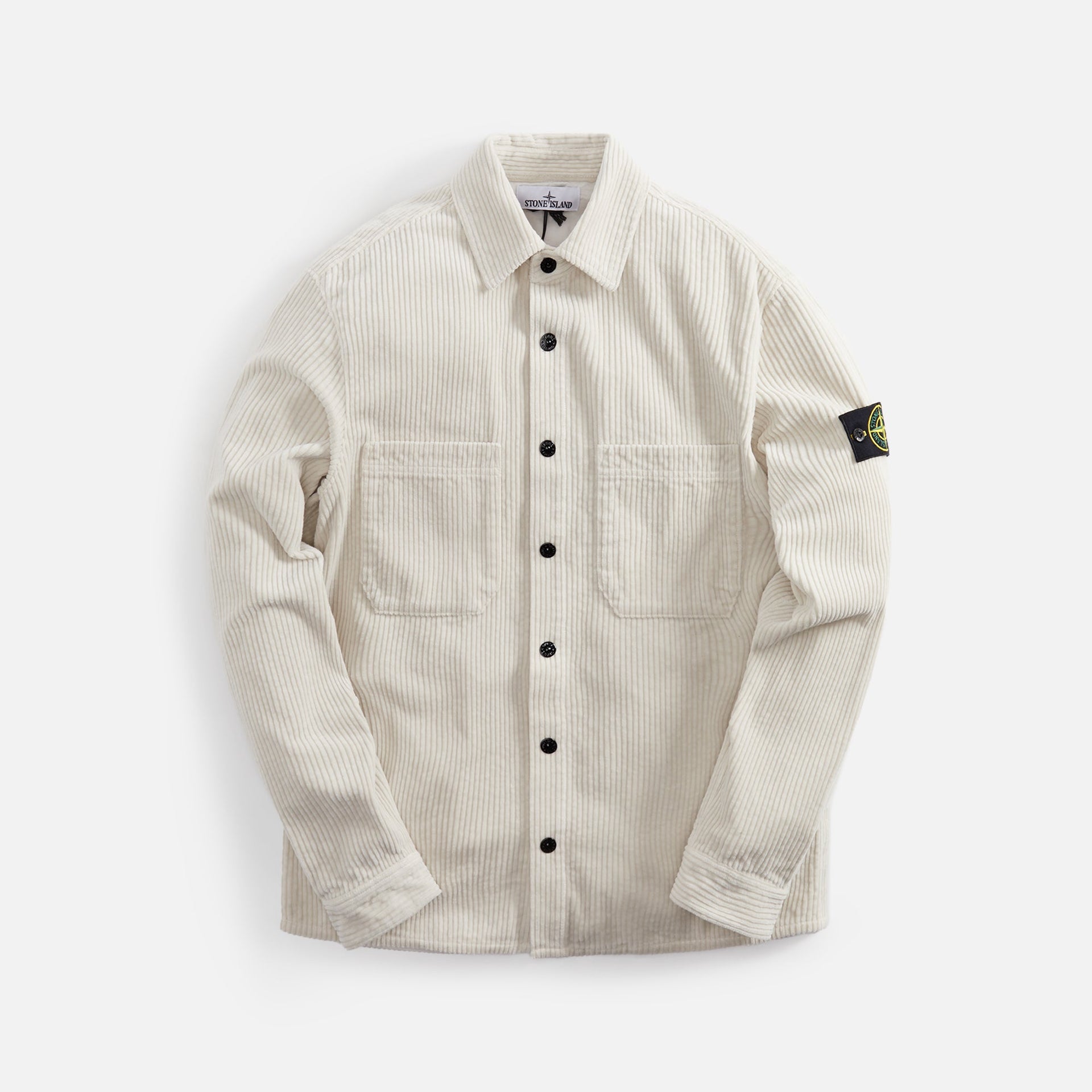 Stone Island Cotton Corduroy Overshirt - Plaster