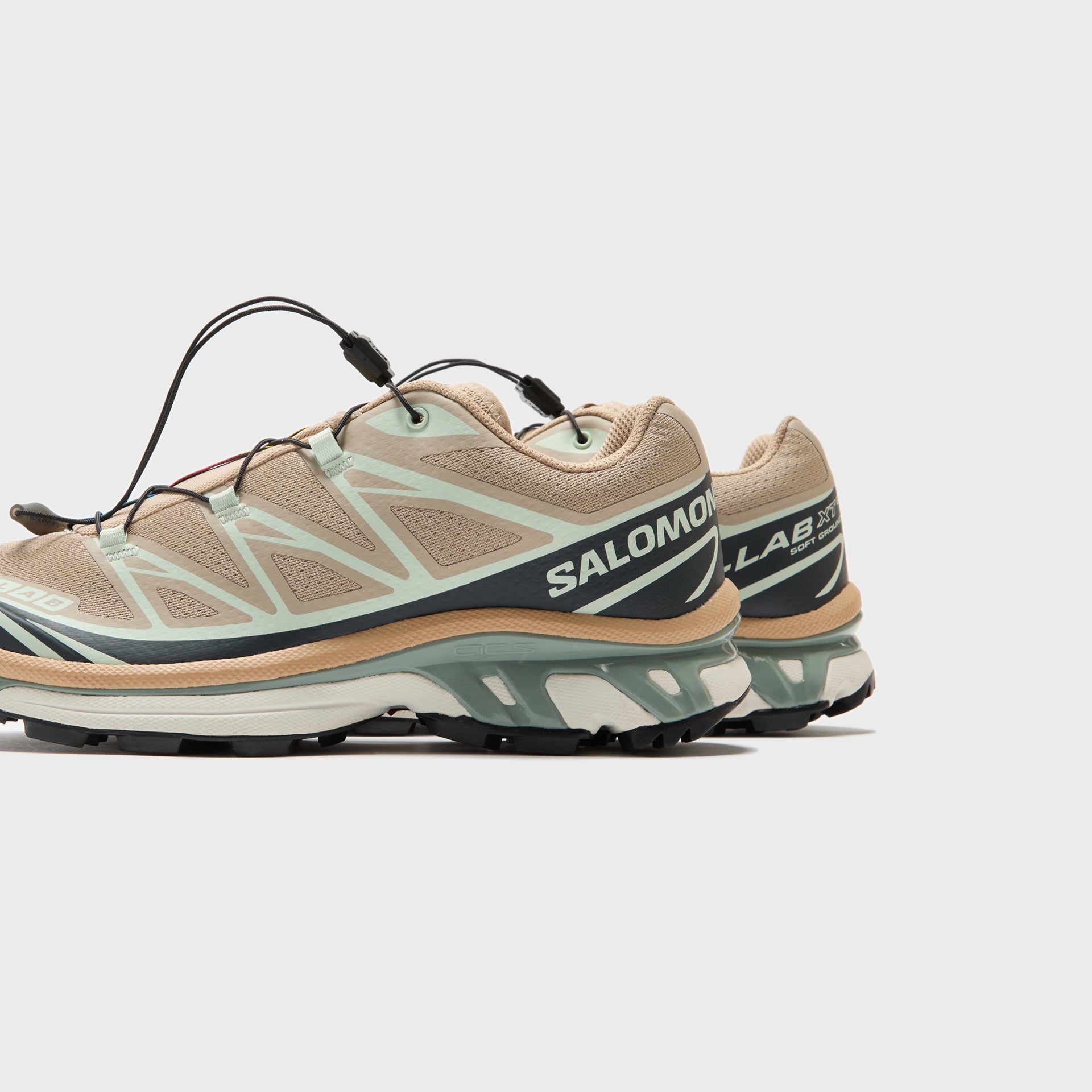 Salomon XT-6 - Oxford Tan / Carbon / Clearly Aqua