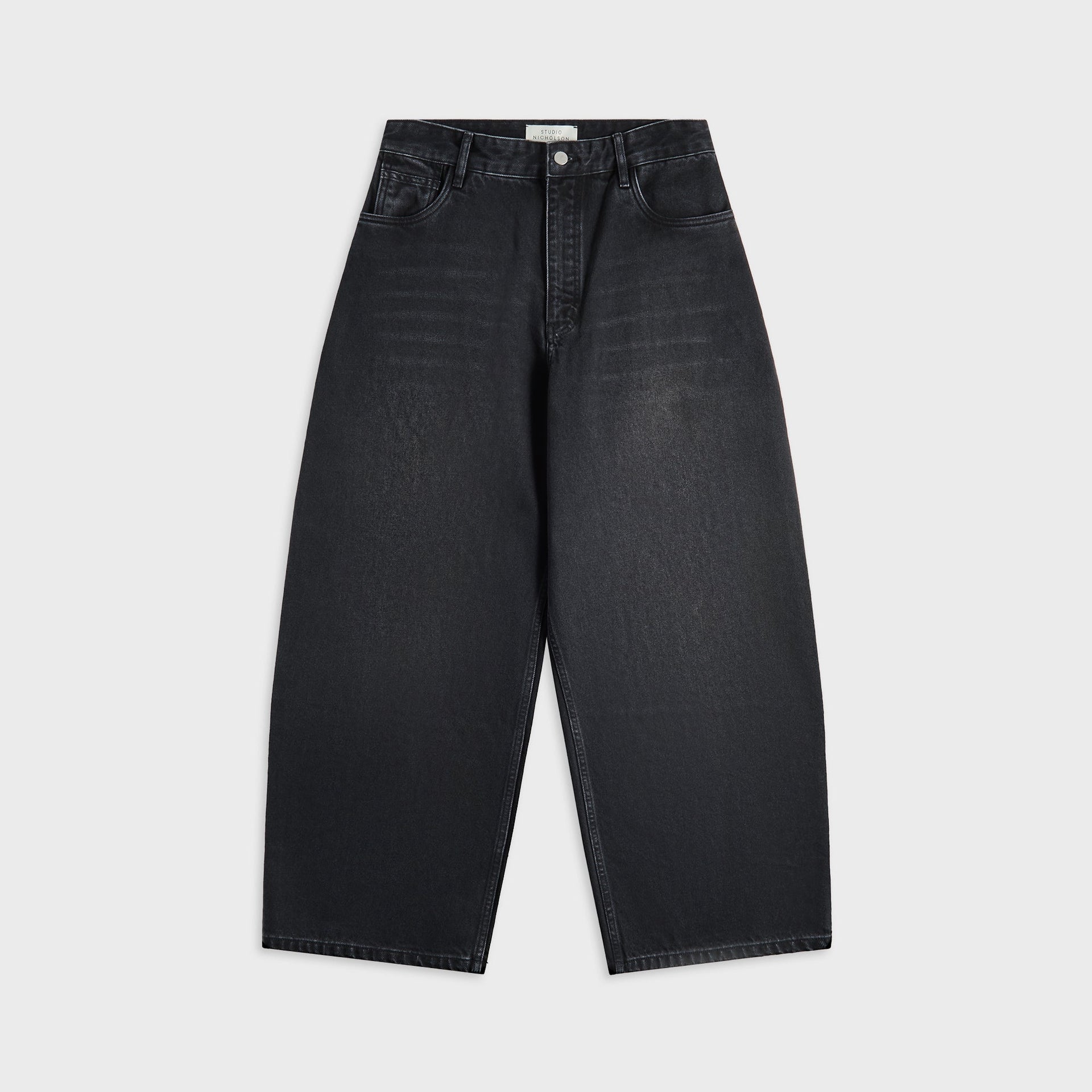 Studio Nicholson Volume Jean - Washed Black