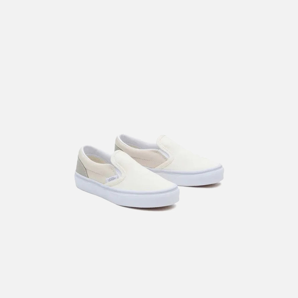 Fashion vans slip on cream white