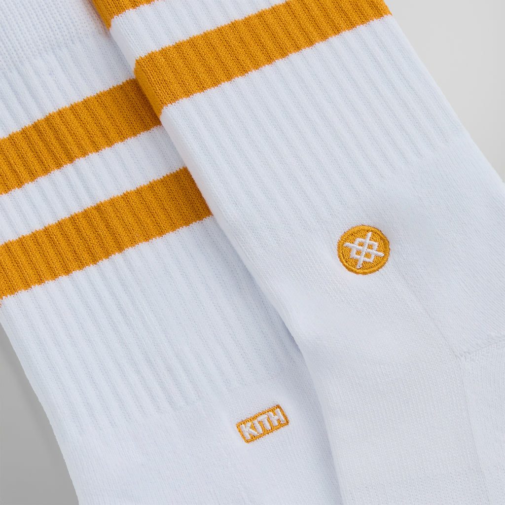 Kith Classics for Stance Crew Sock - White / Gold – Kith Europe