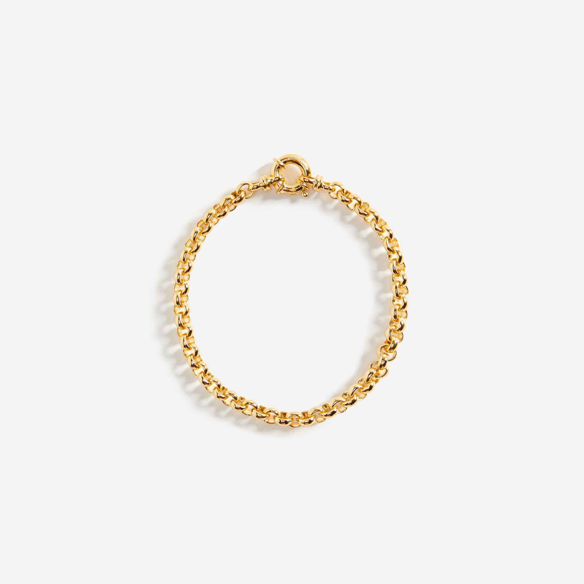 Tom Wood Thick Rolo Bracelet - Gold