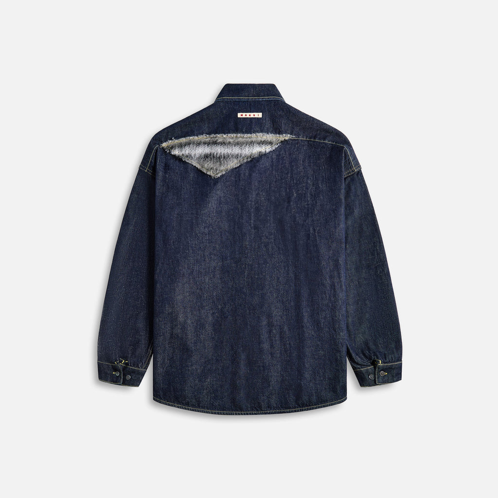 Marni Wool Patched Bull Denim - Blue / Black – Kith Europe