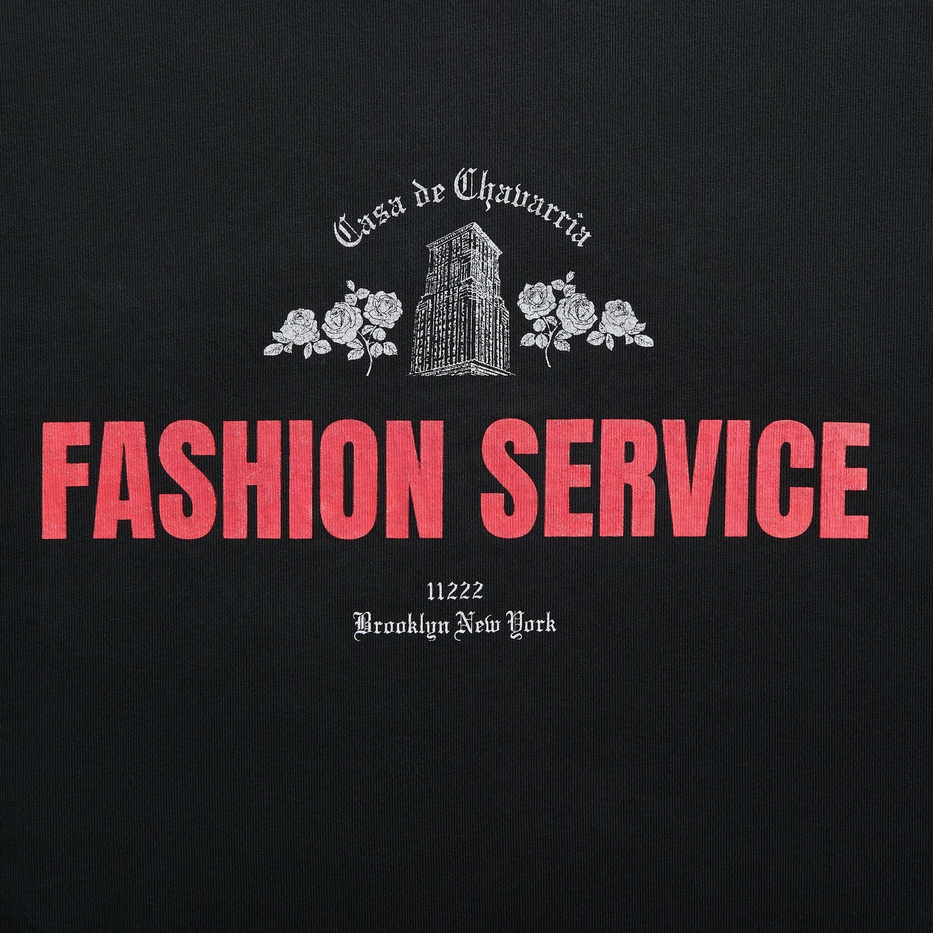 Willy Chavarria Casa De Chavarria Buffalo Tee - Black