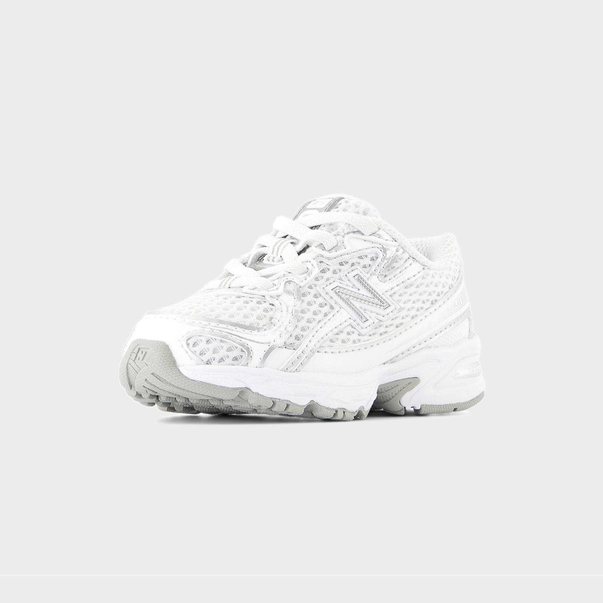 New Balance PS 740 Bungee Lace - White / Silver Metalic