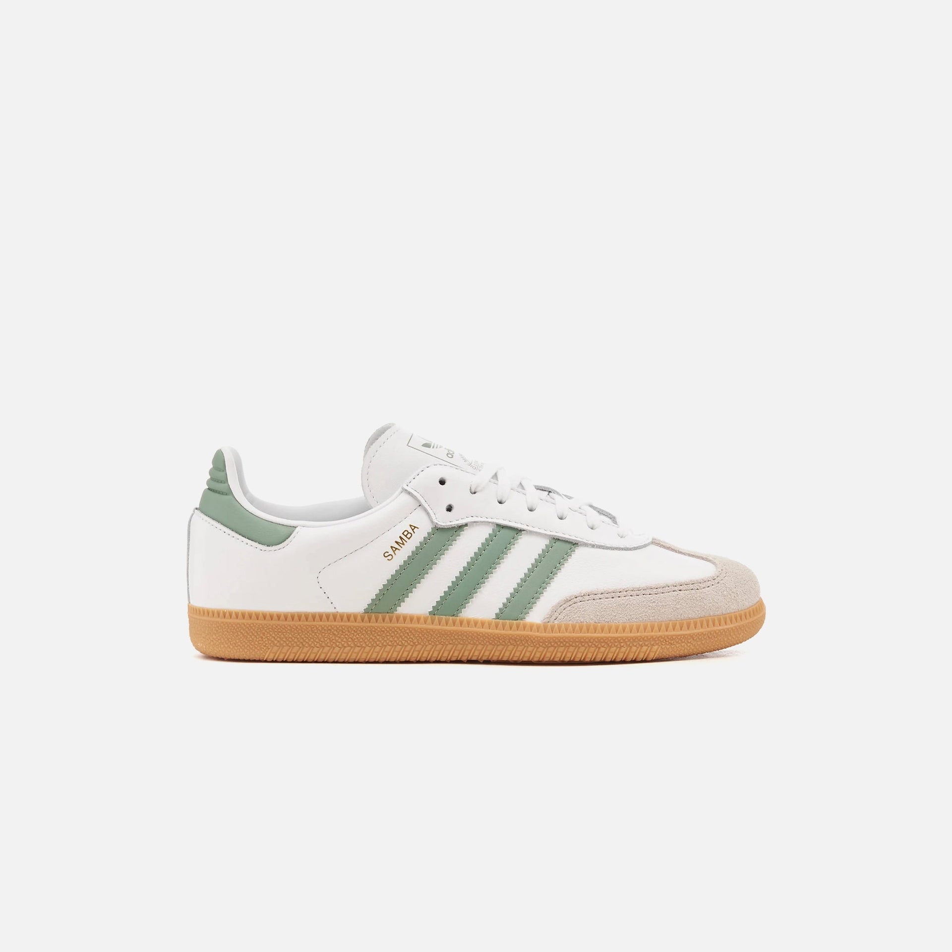 adidas Kids Samba OG - Cloud White / Silver Green / Gum