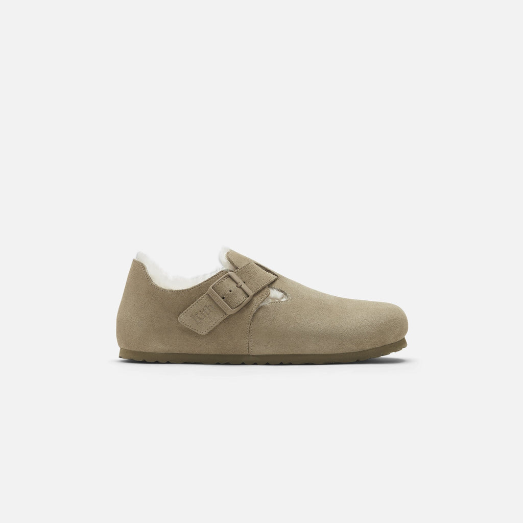 Kith for Birkenstock London Shearling - Faded Khaki – Kith Europe