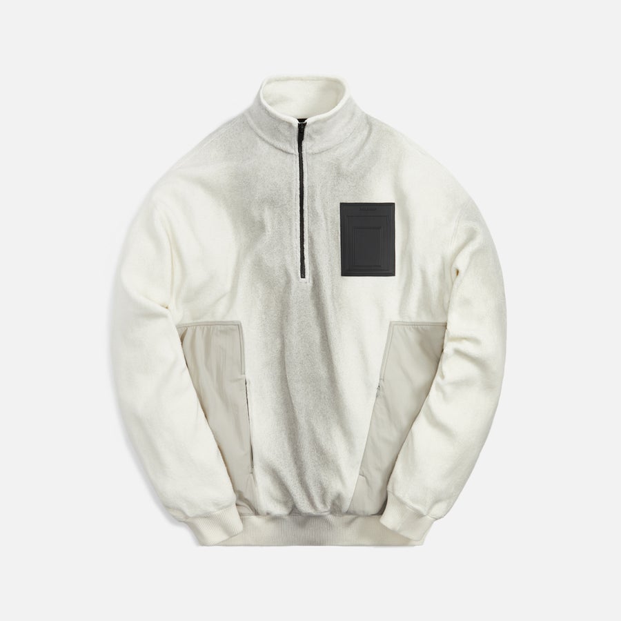 A Cold Wall Console Fleece Sweatshirt - White