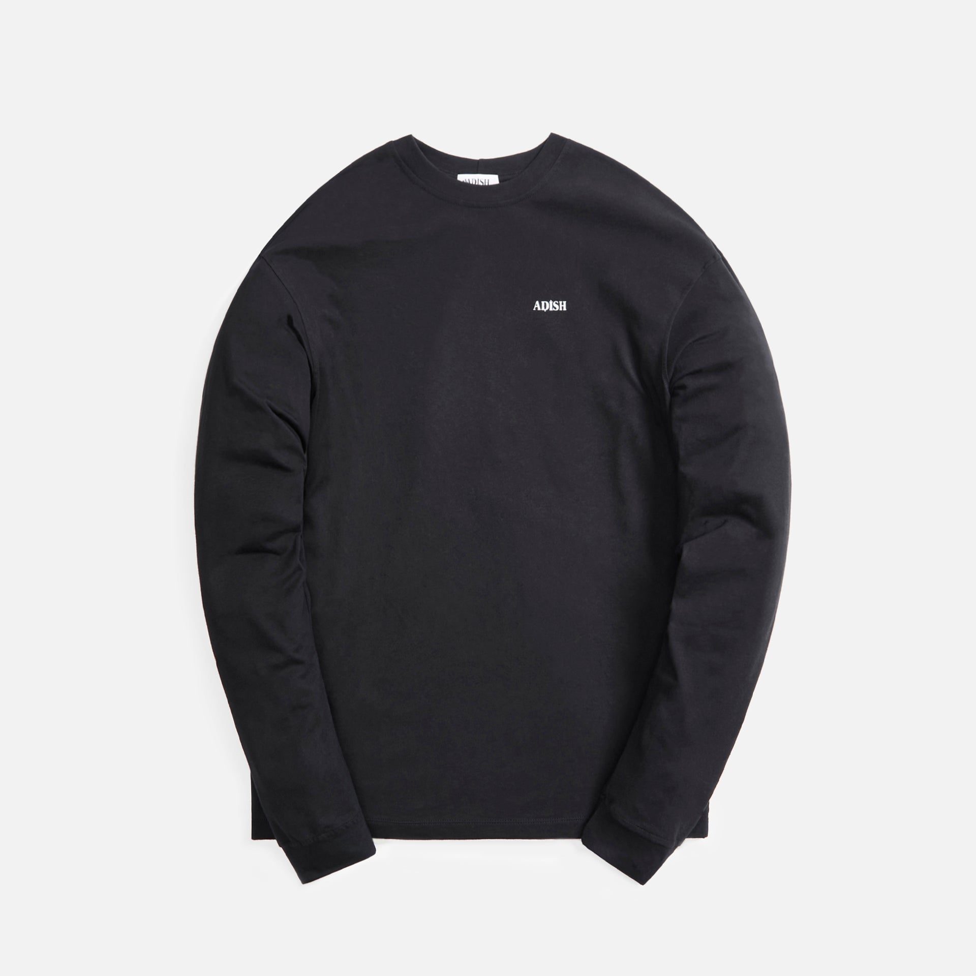 Adish Nather Makhlout Logo L/S Tee - Black