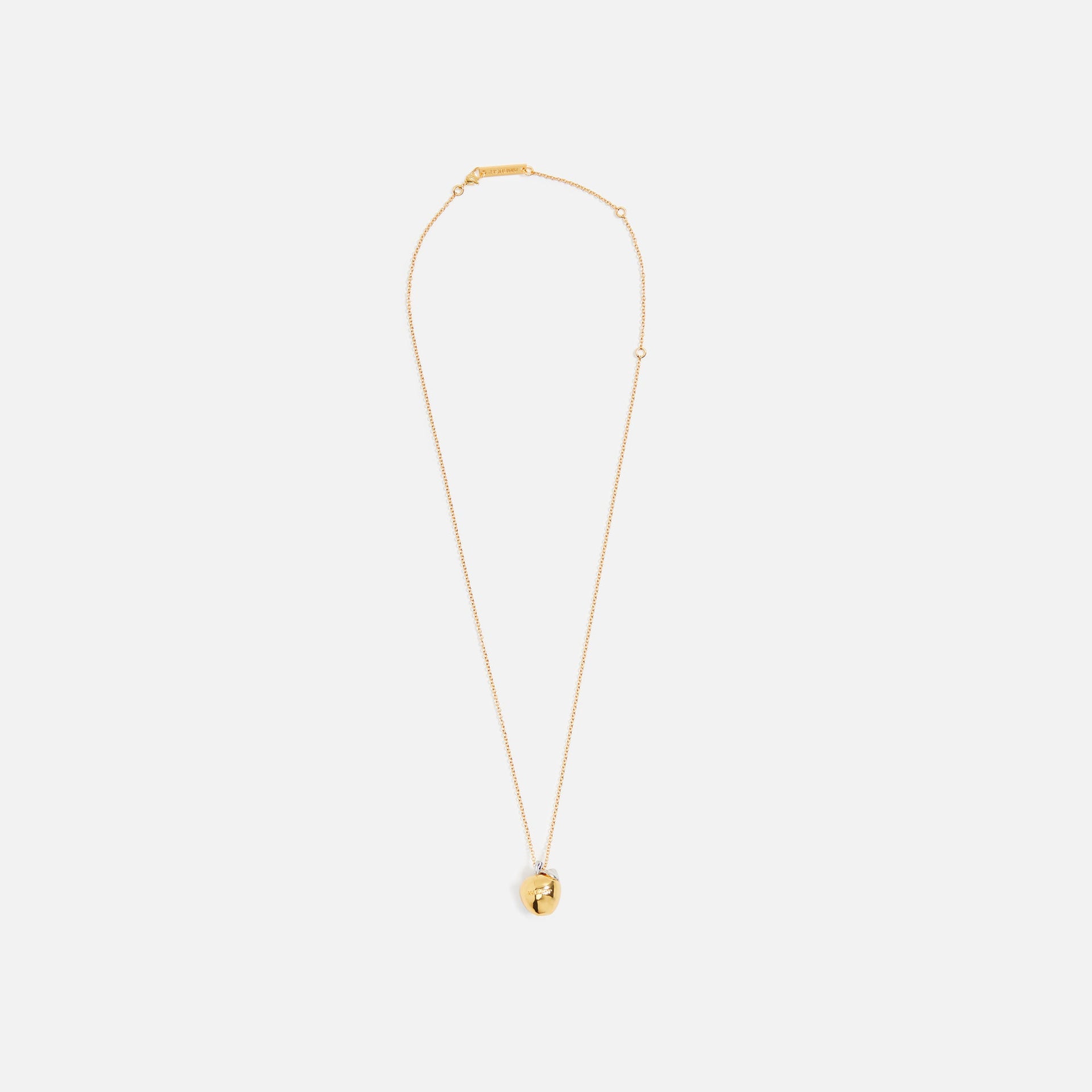 Ambush Apple Charm Necklace - Gold