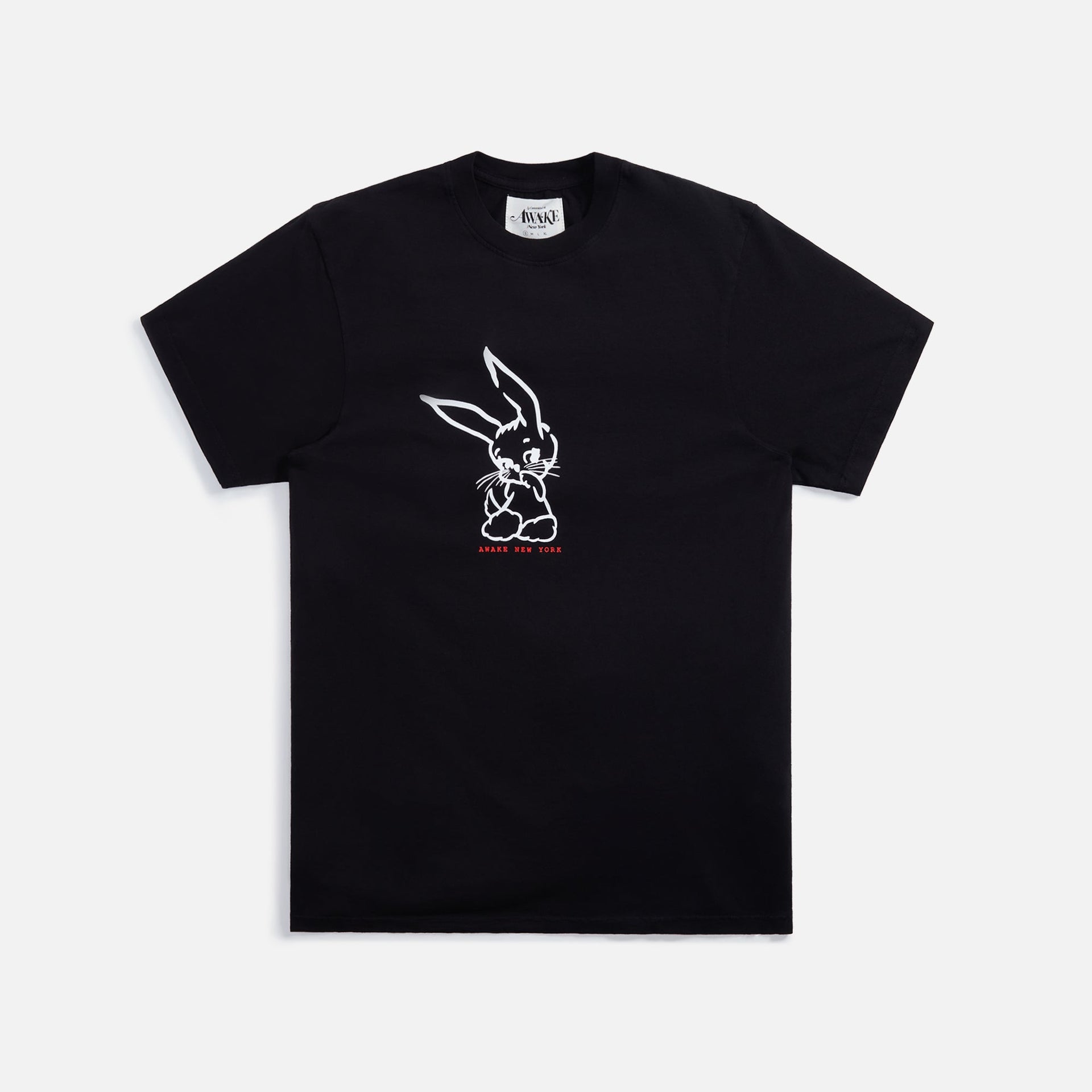 Awake Bunny Tee - Black
