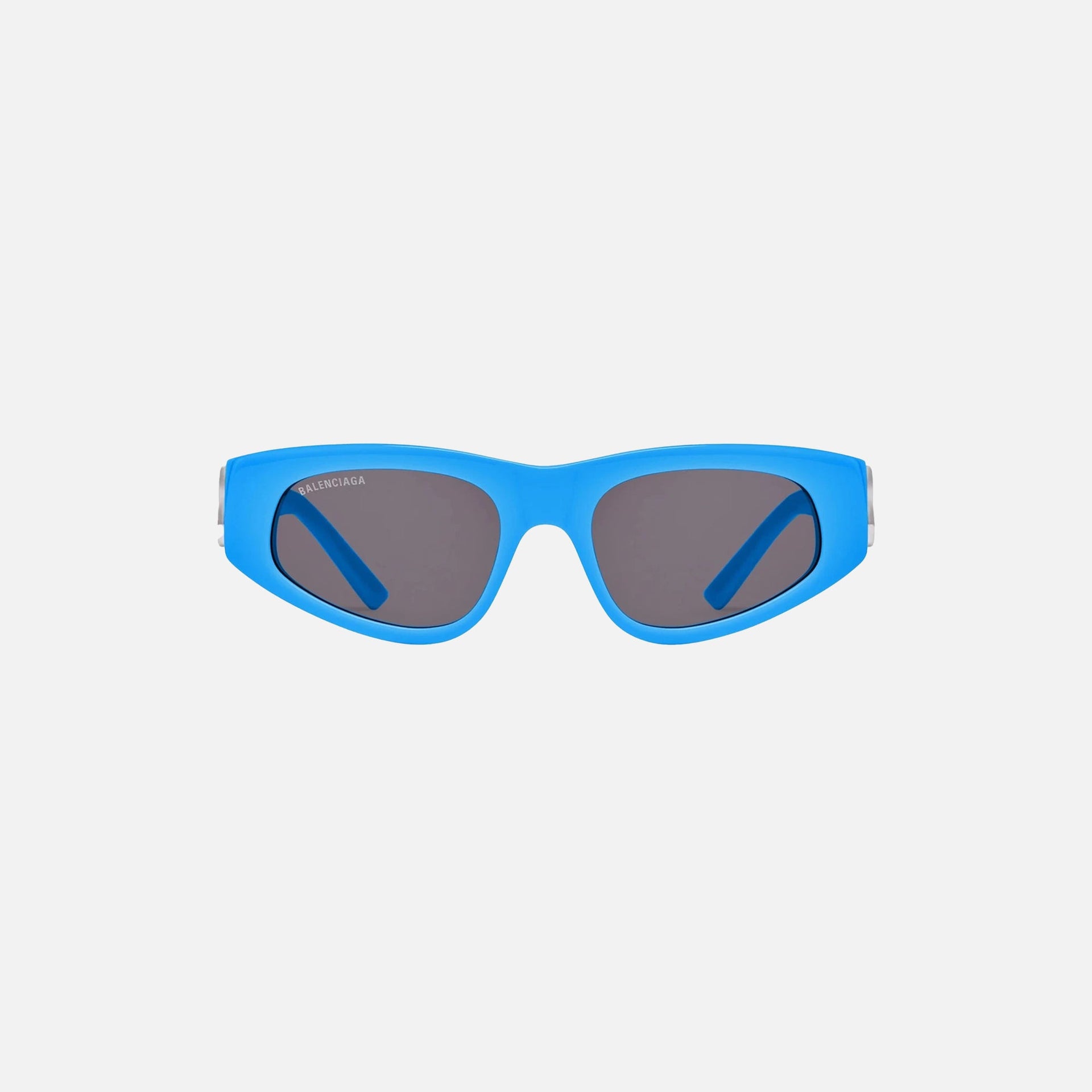 Balenciaga BB Logo Hinge Frame - Blue / Grey Lens