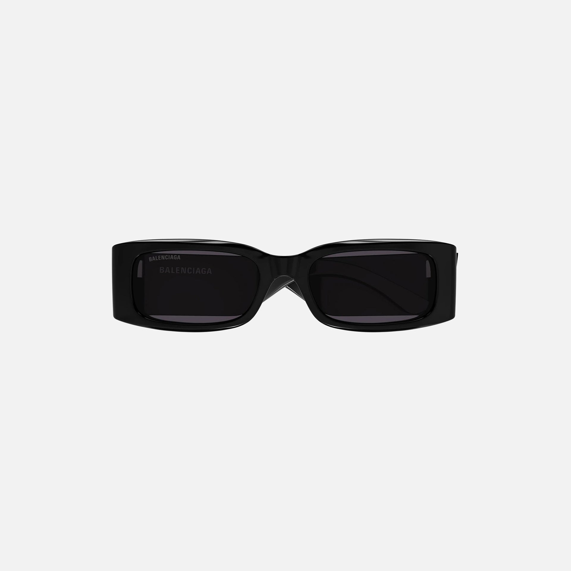 Balenciaga Acetate Square Frame - Shiny Solid Black