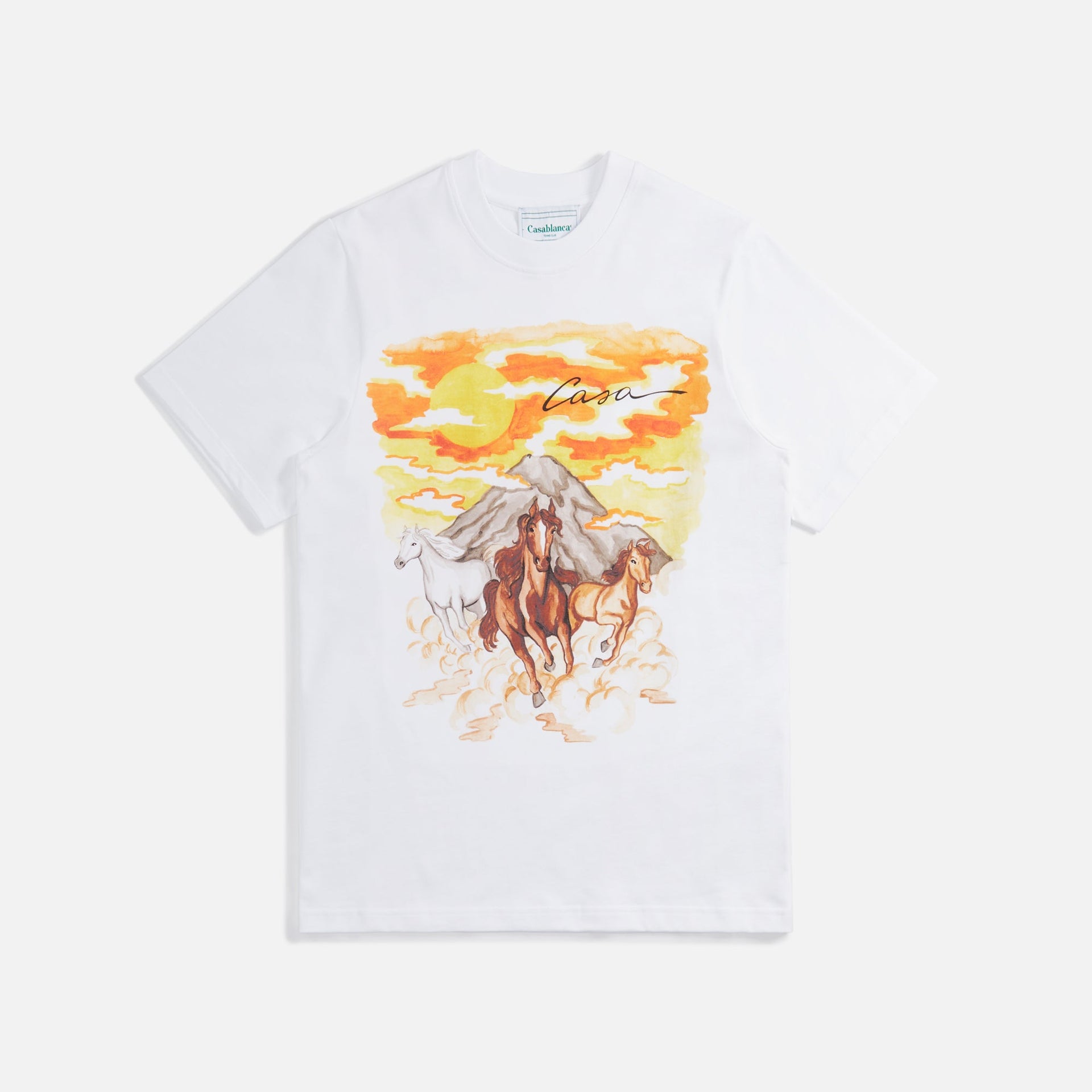 Casablanca Printed Tee - Chevaux Sauvages