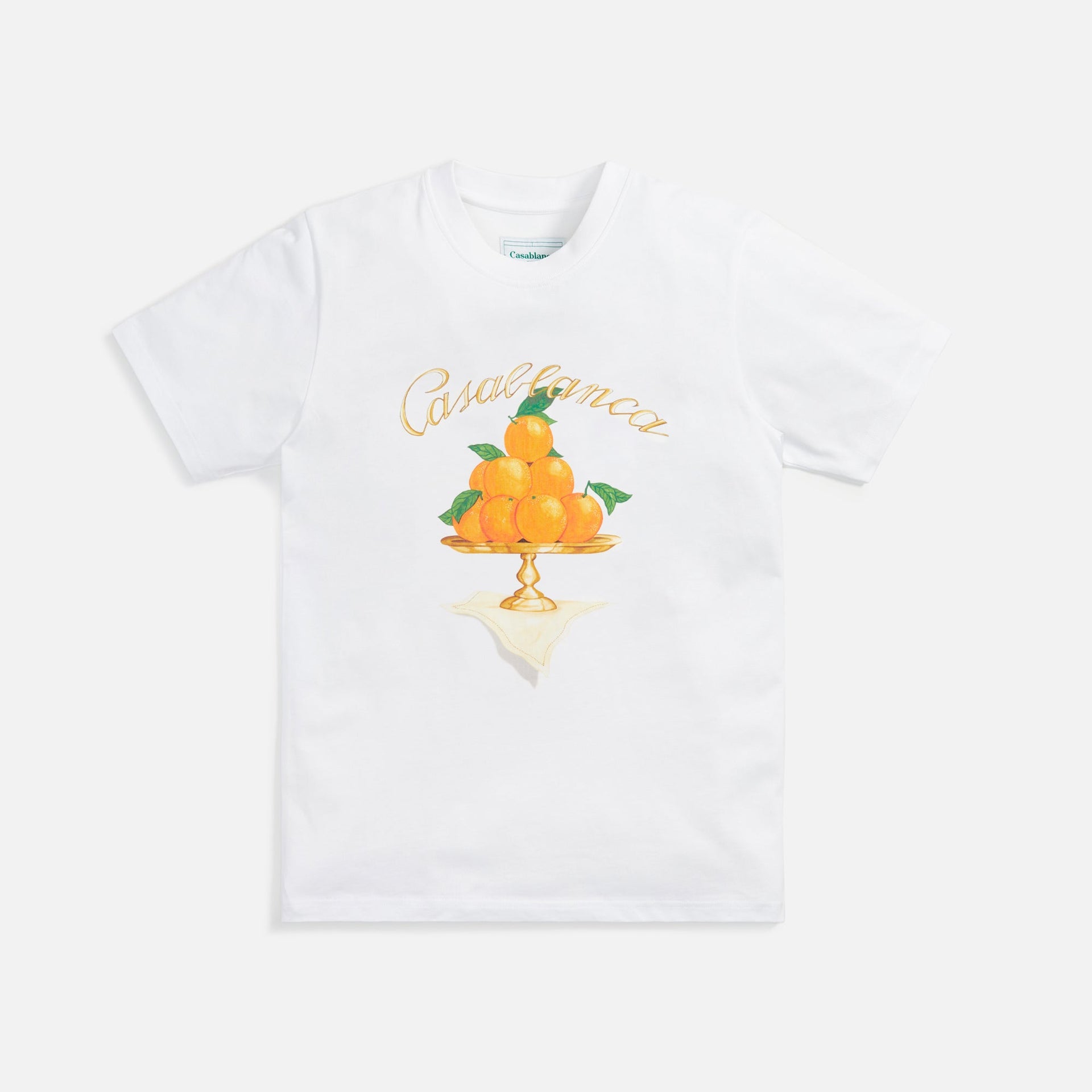 Casablanca Ne Pas Deranger Screen Printed Tee - White