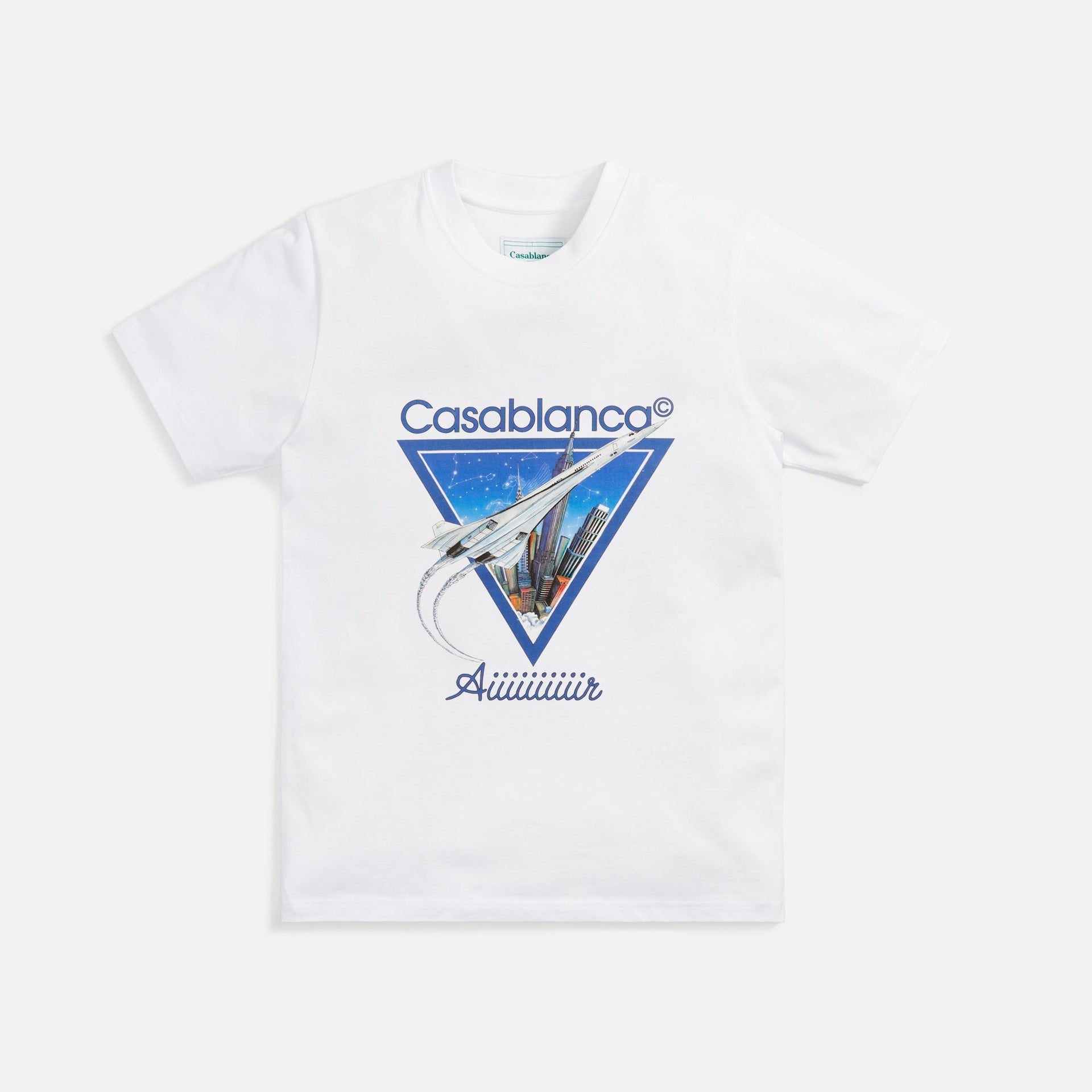 Casablanca Aiiiiir Printed Tee - White