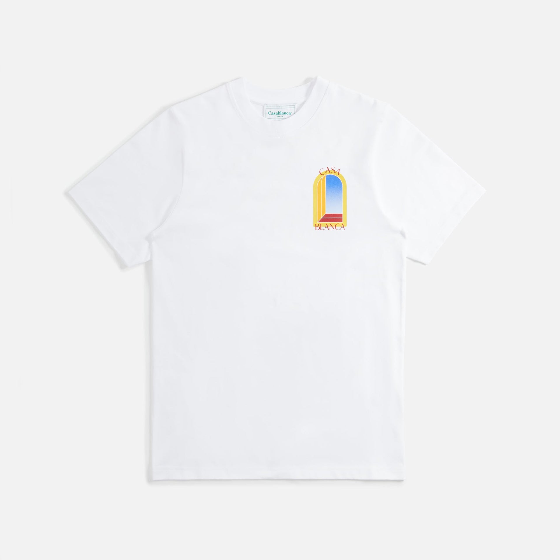 Casablanca L'Arche De Jour Printed Tee - White