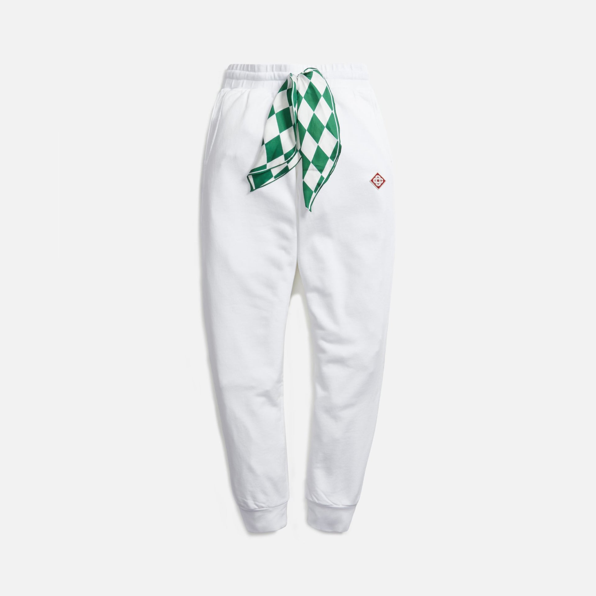 Casablanca Scarf Sweatpant - Bright White