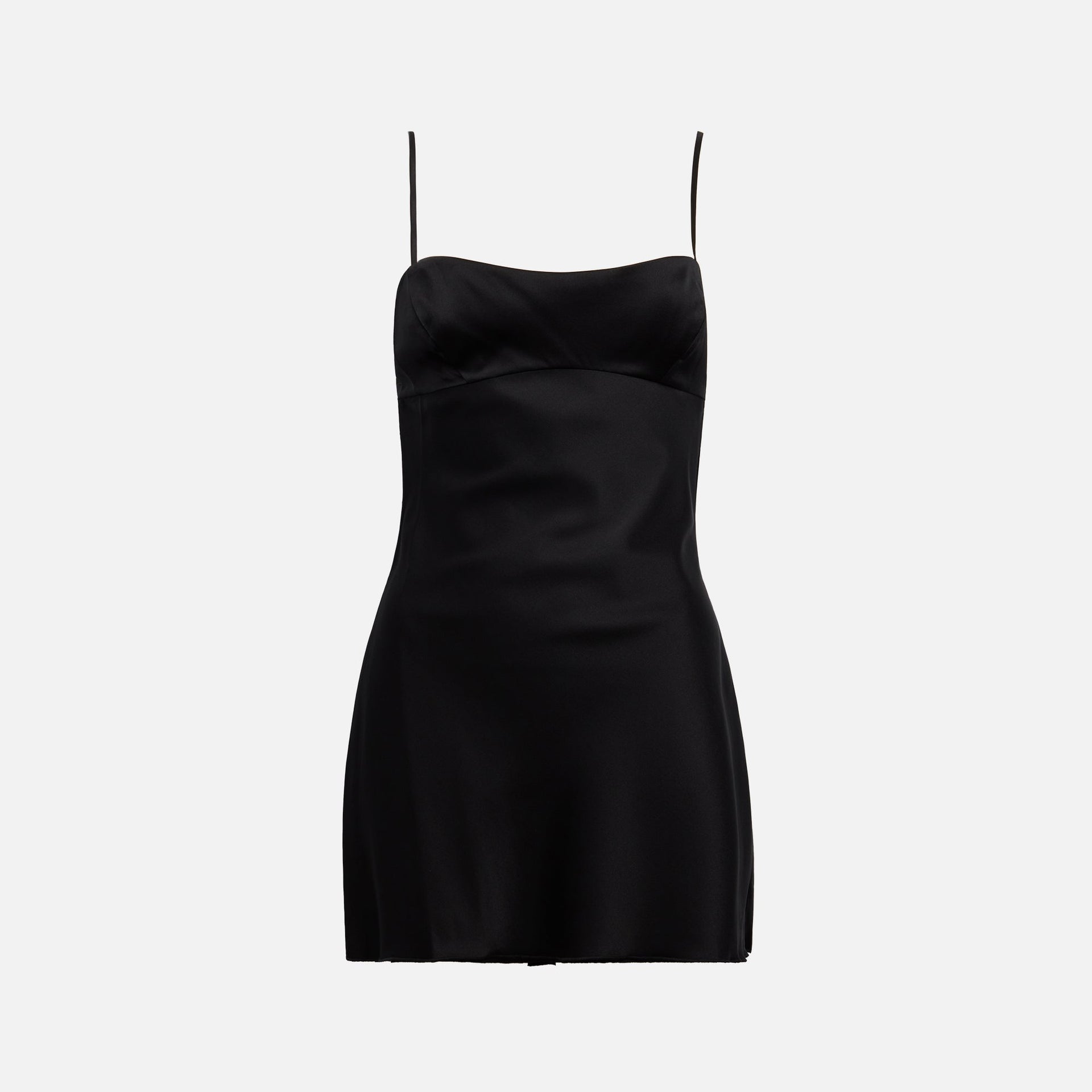 GUIZIO Sweetness Backless Cowl Dress - Black
