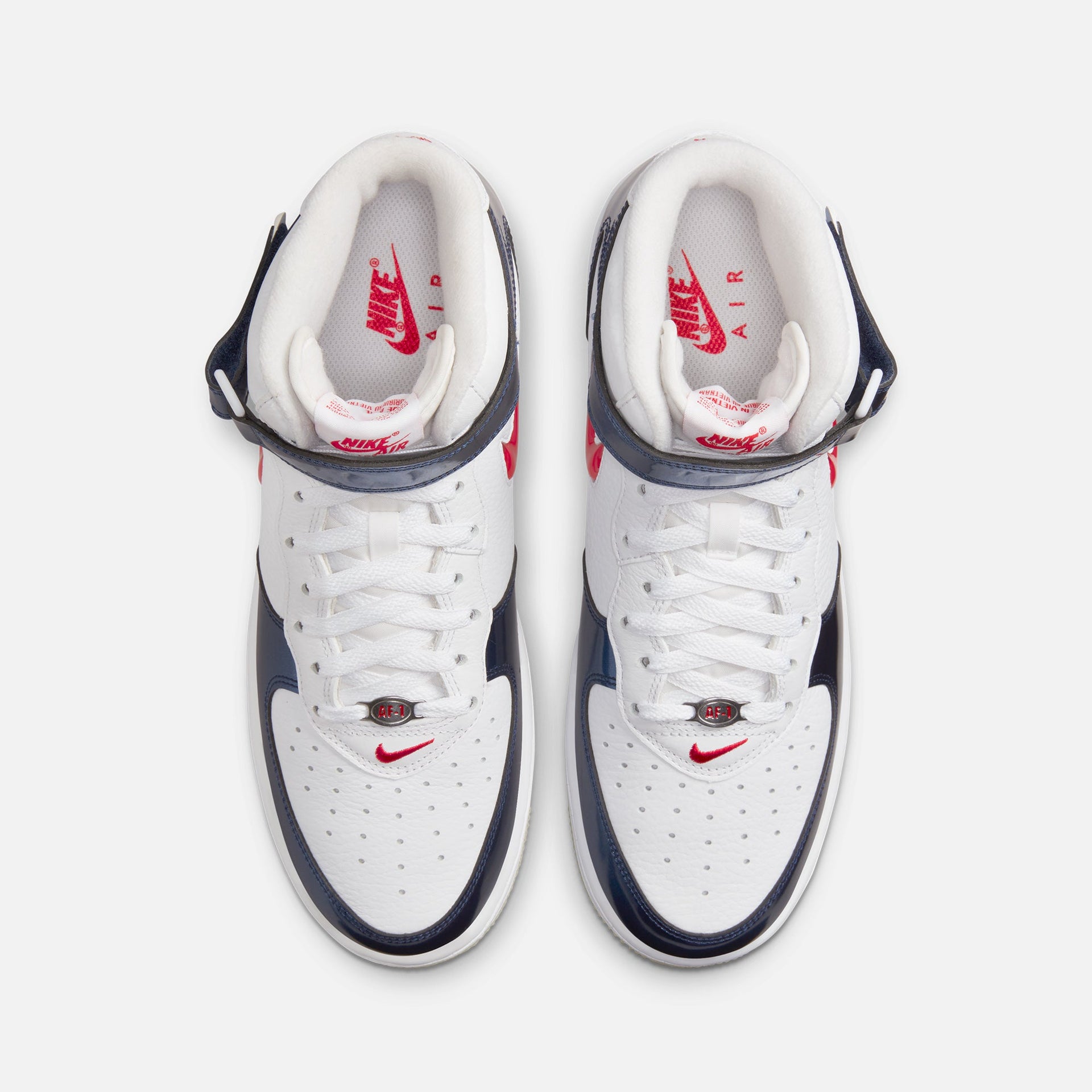 Nike Air Force 1 Mid - White / University Red / Midnight Navy