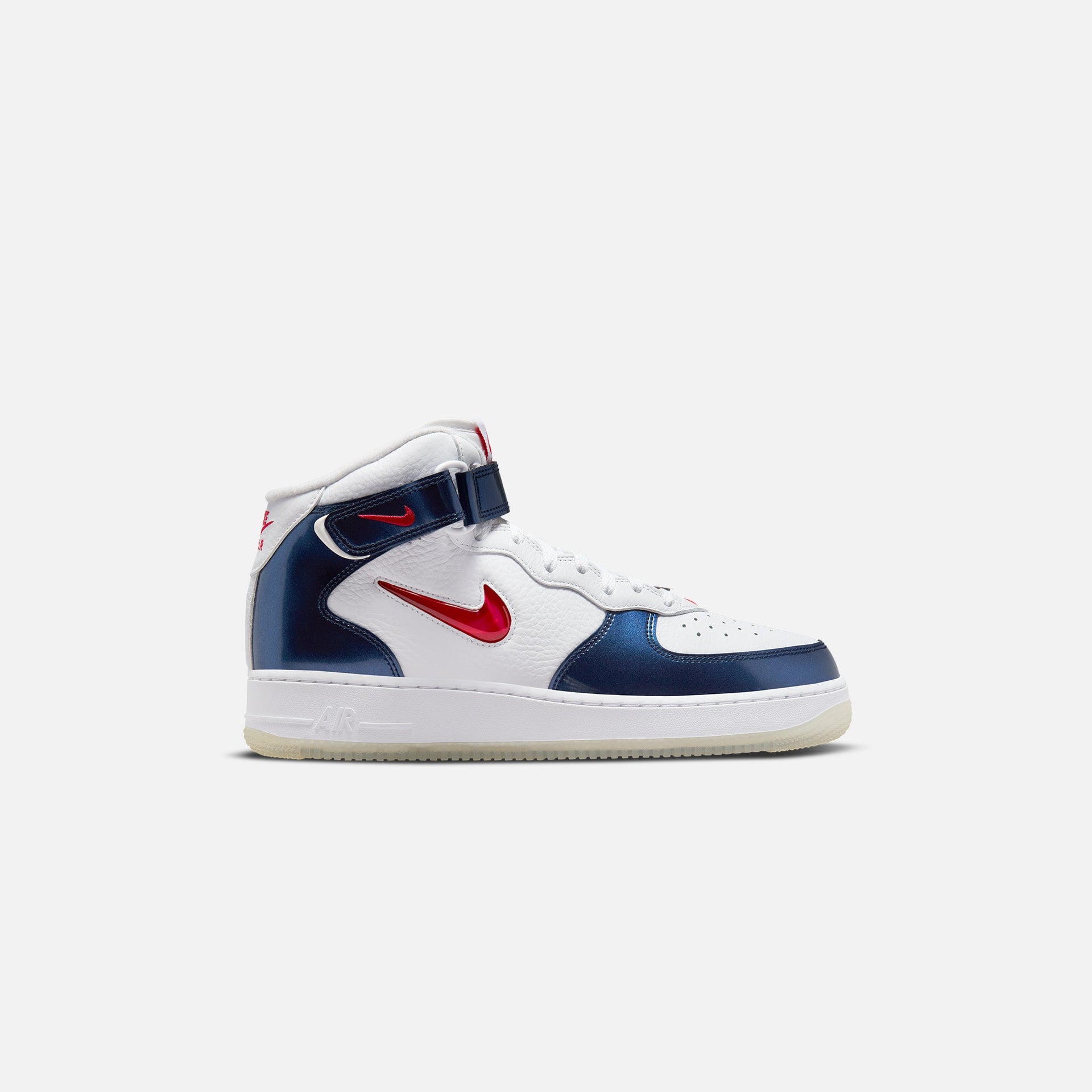 Nike Air Force 1 Mid - White / University Red / Midnight Navy