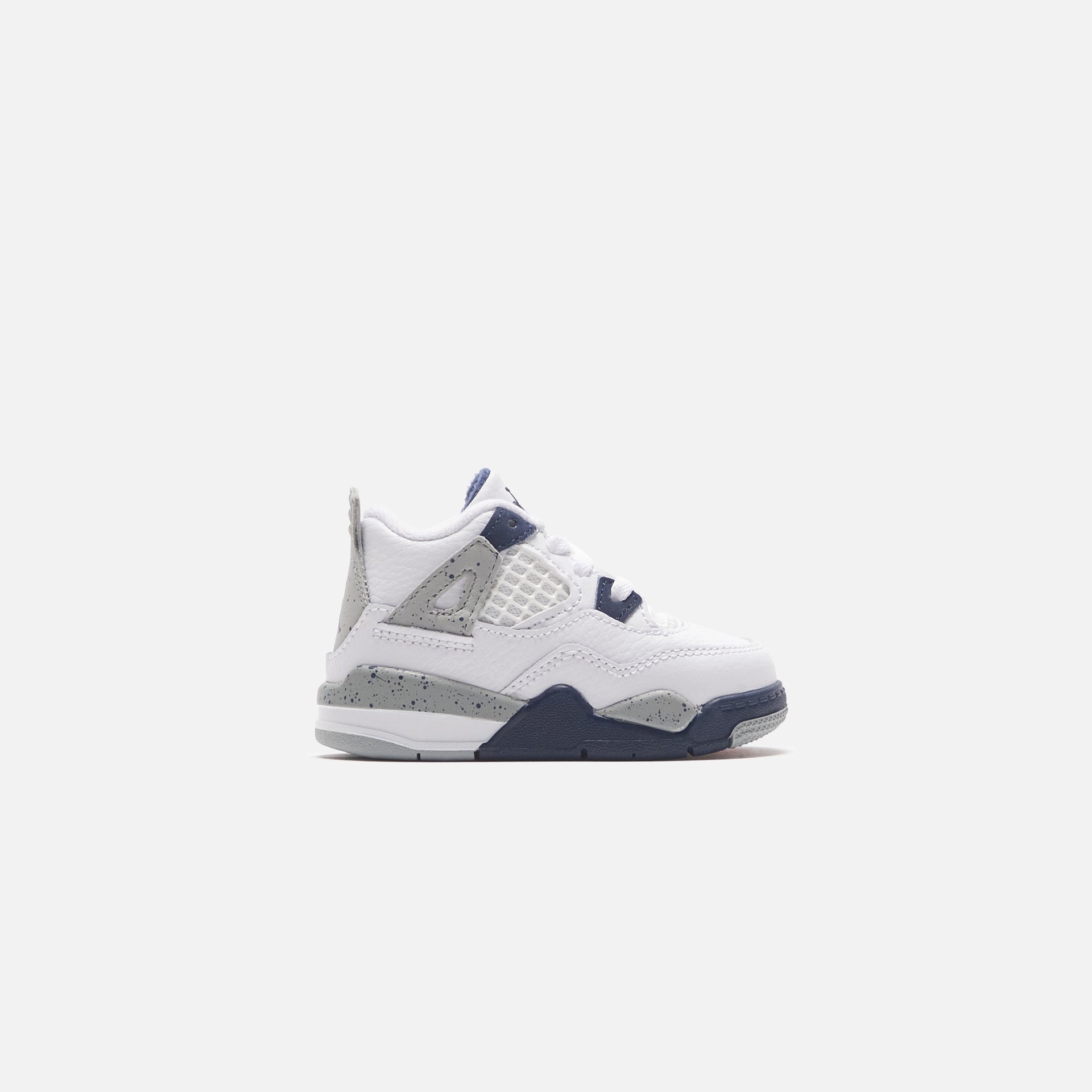 Nike TD Air Jordan 4 Retro - Midnight Navy / White Cement