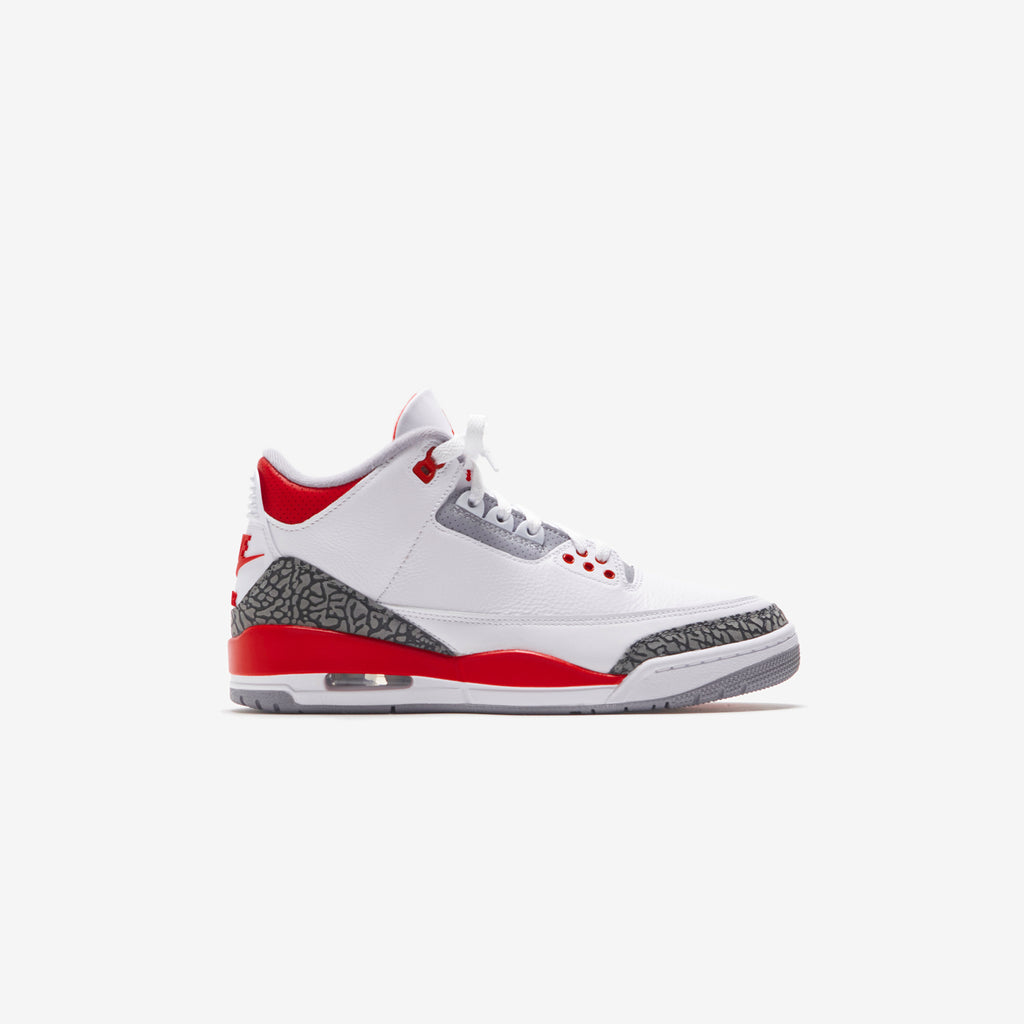 Air jordan 3 retro white deals fire red cement grey black