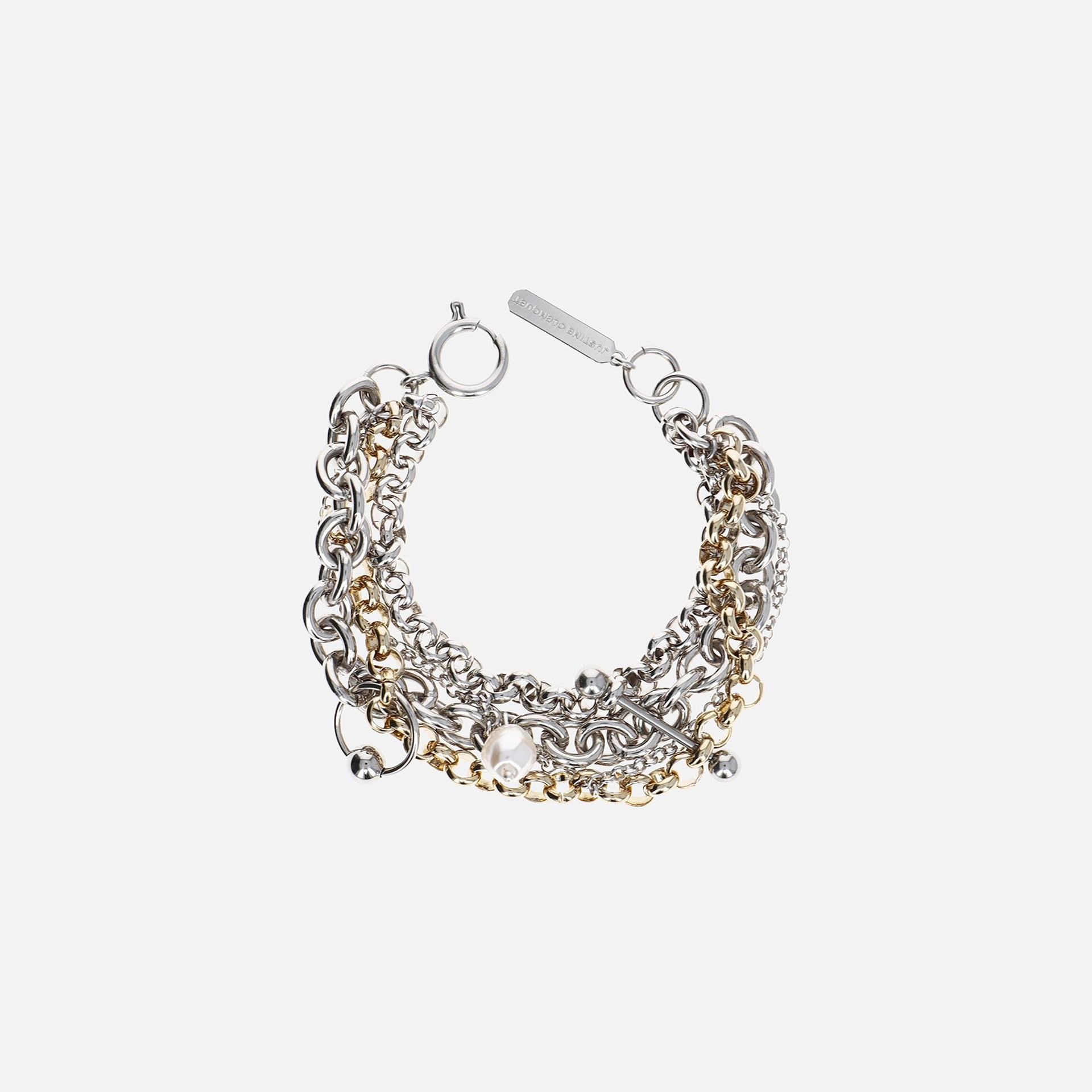 Justine Clenquet Kirby Bracelet - Gold / Palladium