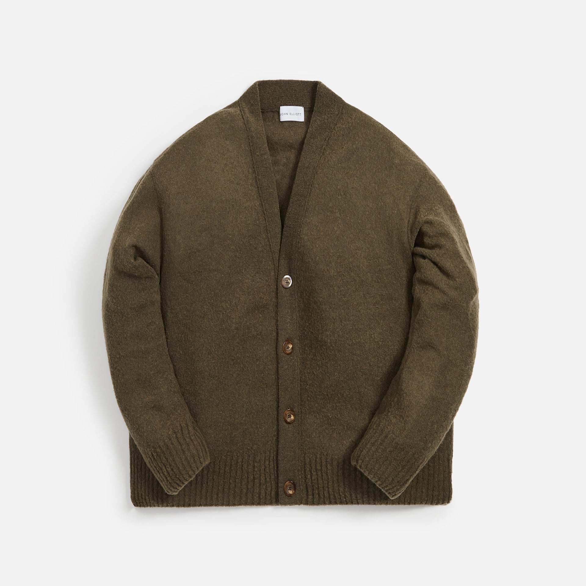 John Elliott Powder Knit Cargian - Oak