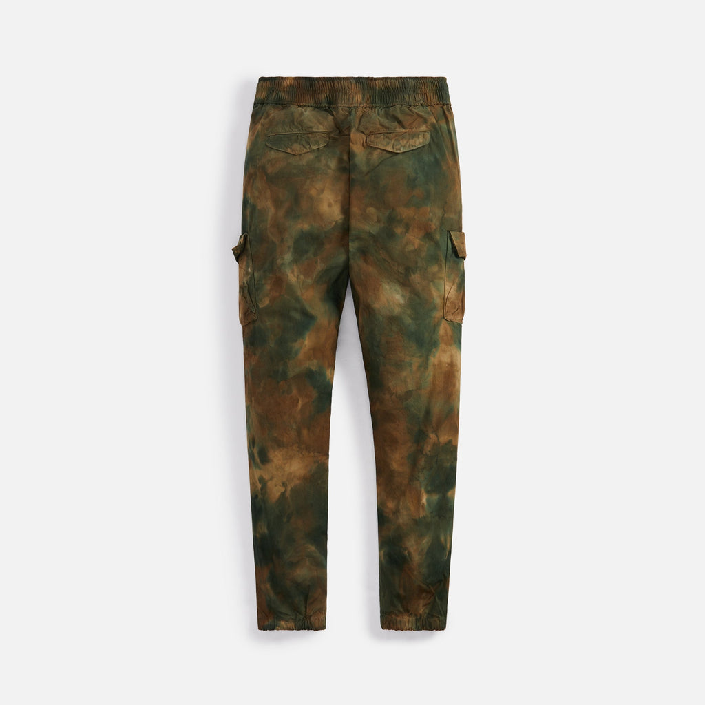 Shell Tie Dye Printed Cargo Pants